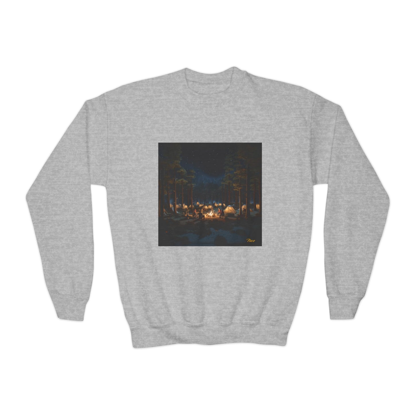 Under The Starry Skies Series Print #5 Youth Crewneck Sweatshirt