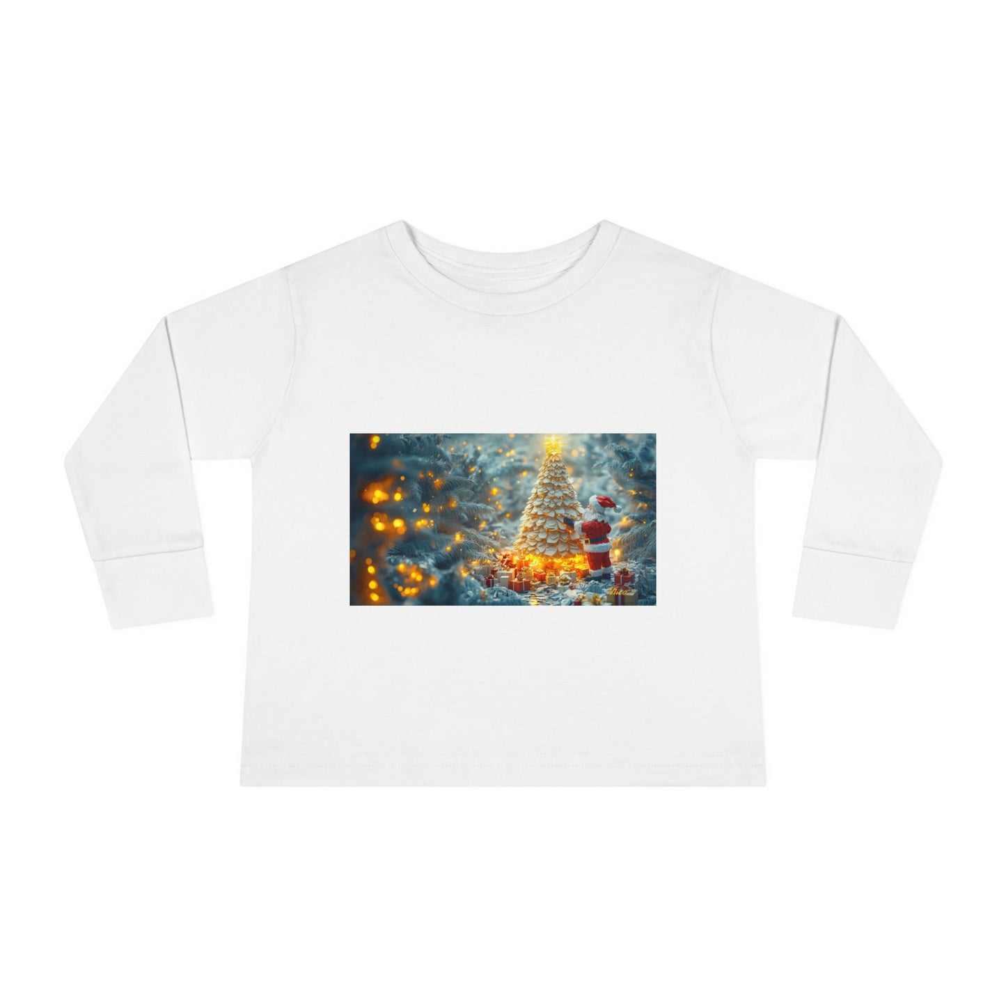 Chirstmas 2024 Series Print #10 Toddler Long Sleeve Tee