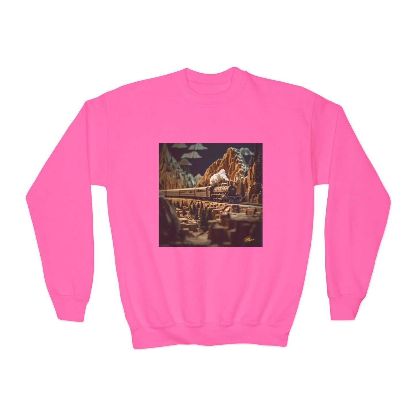 Orient Express Series Print #9 Youth Crewneck Sweatshirt