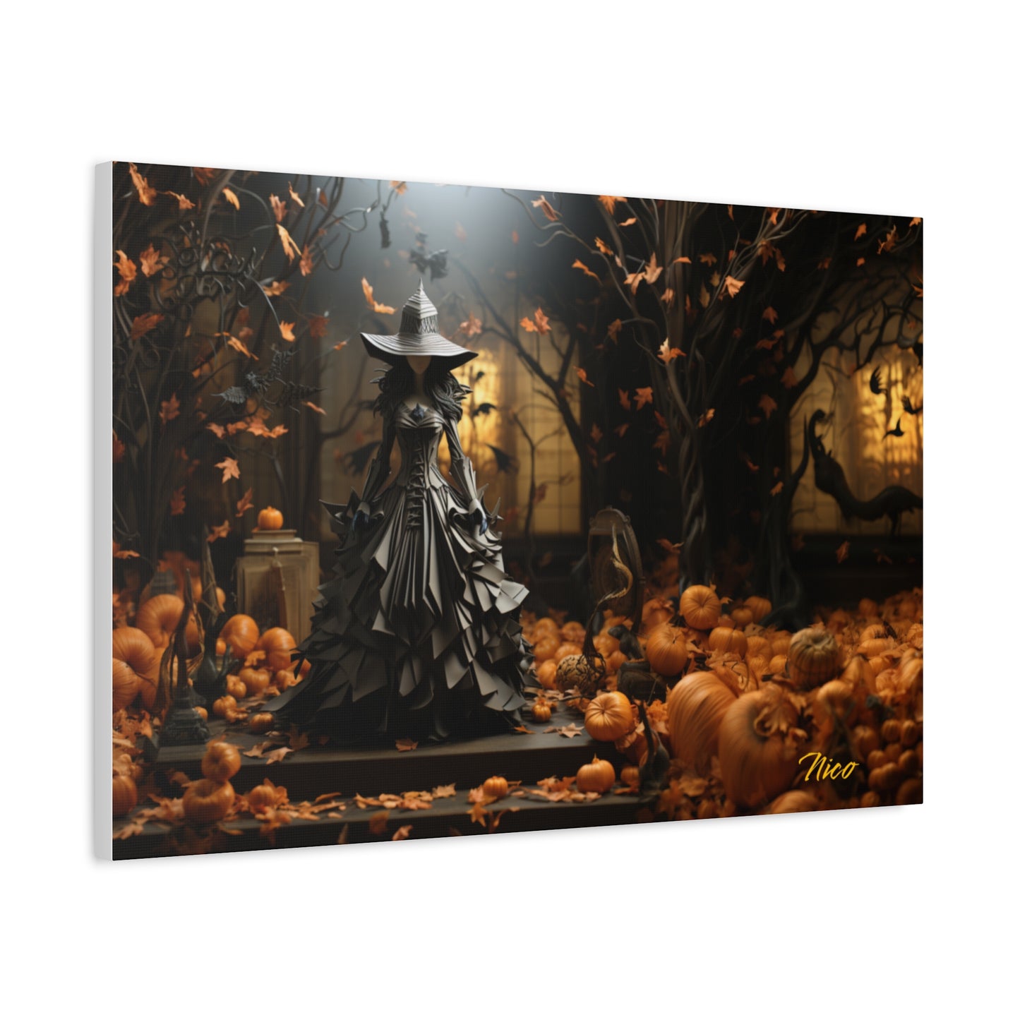 Halloween 2023 Series Print #10 - Streched Matte Canvas Print, 1.25" Thick