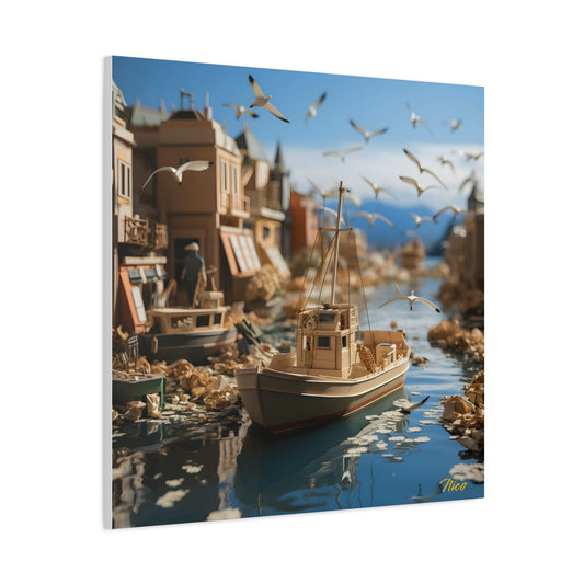 On The Docks By The Bay Series Print #3 - Streched Matte Canvas Print, 1.25" Thick