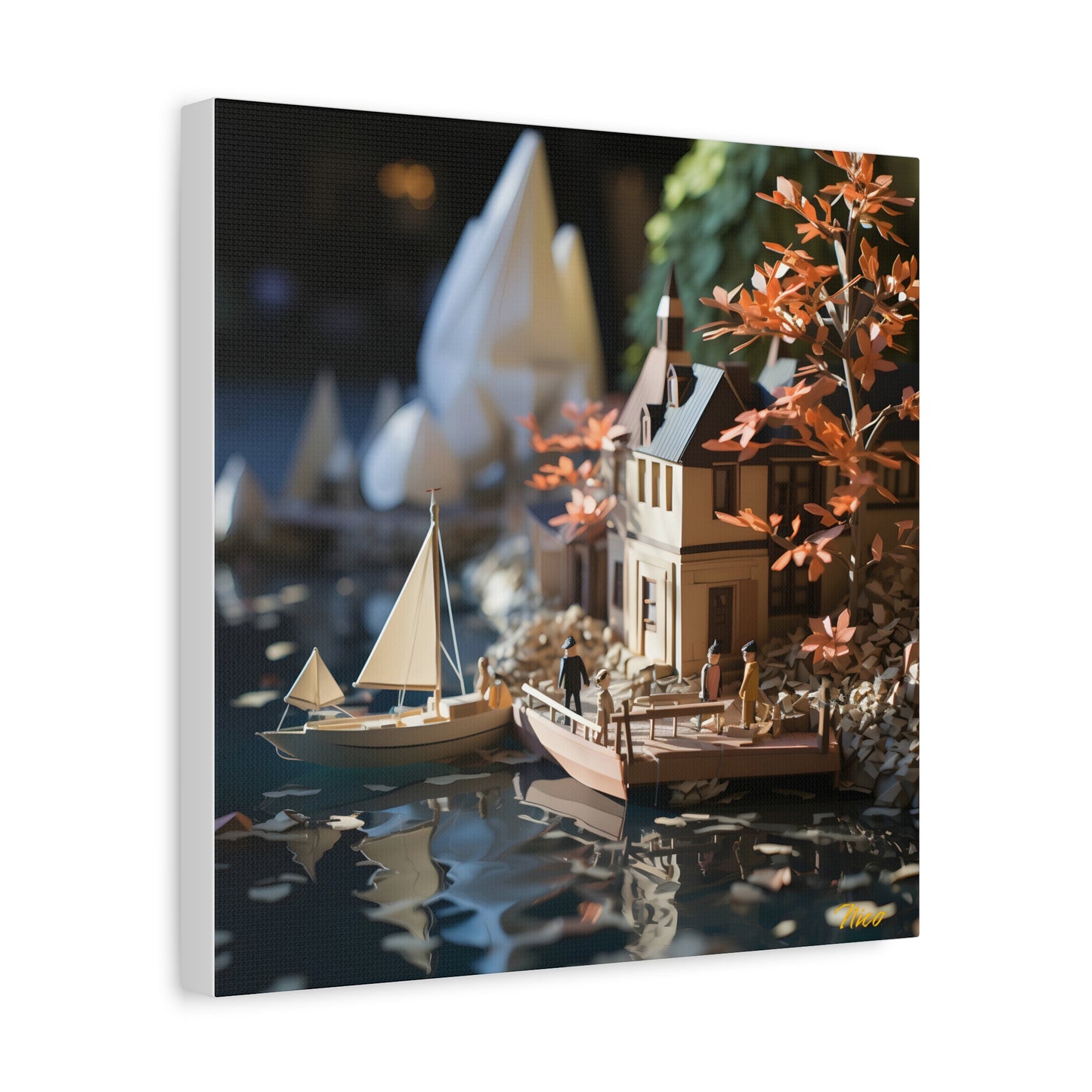 On The Docks By The Bay Series Print #9 - Streched Matte Canvas Print, 1.25" Thick