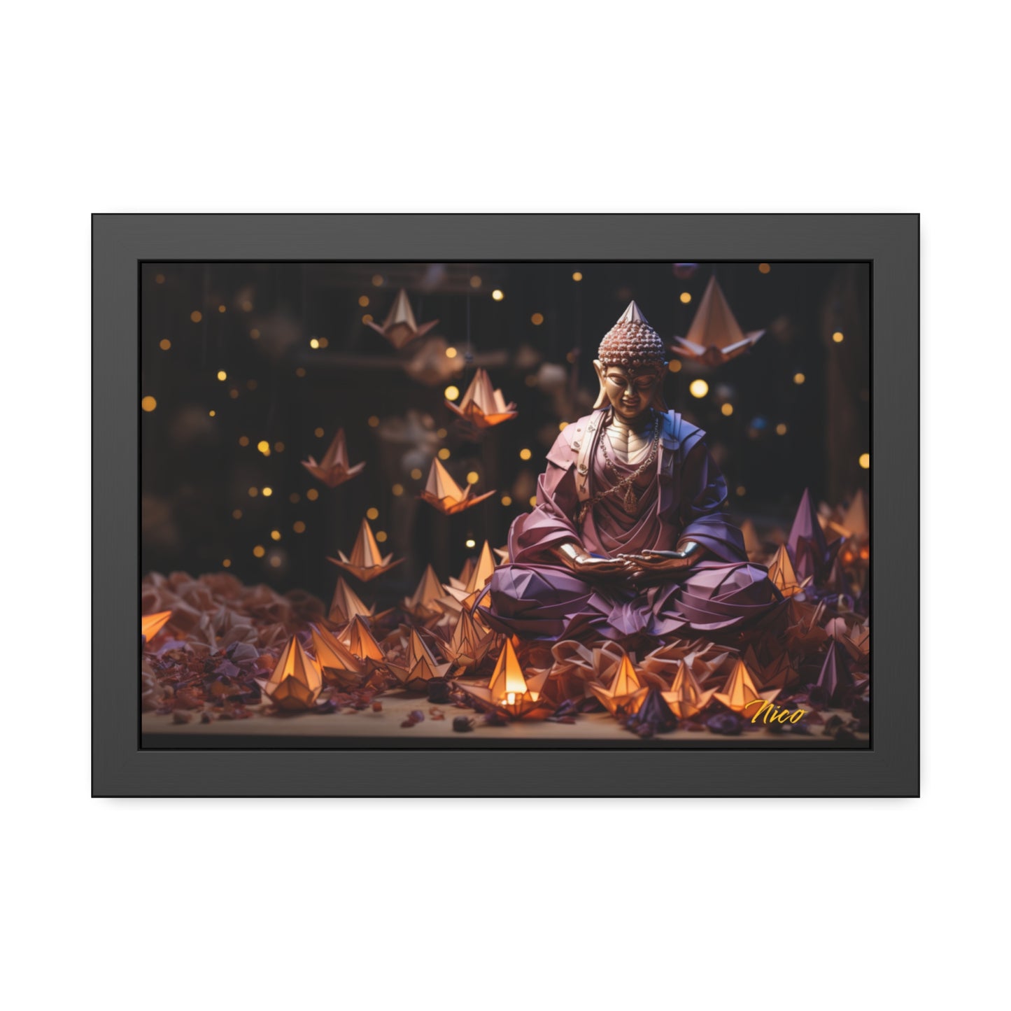 Ascending Buddha Series Print #6 - Framed Fine Art Paper Print