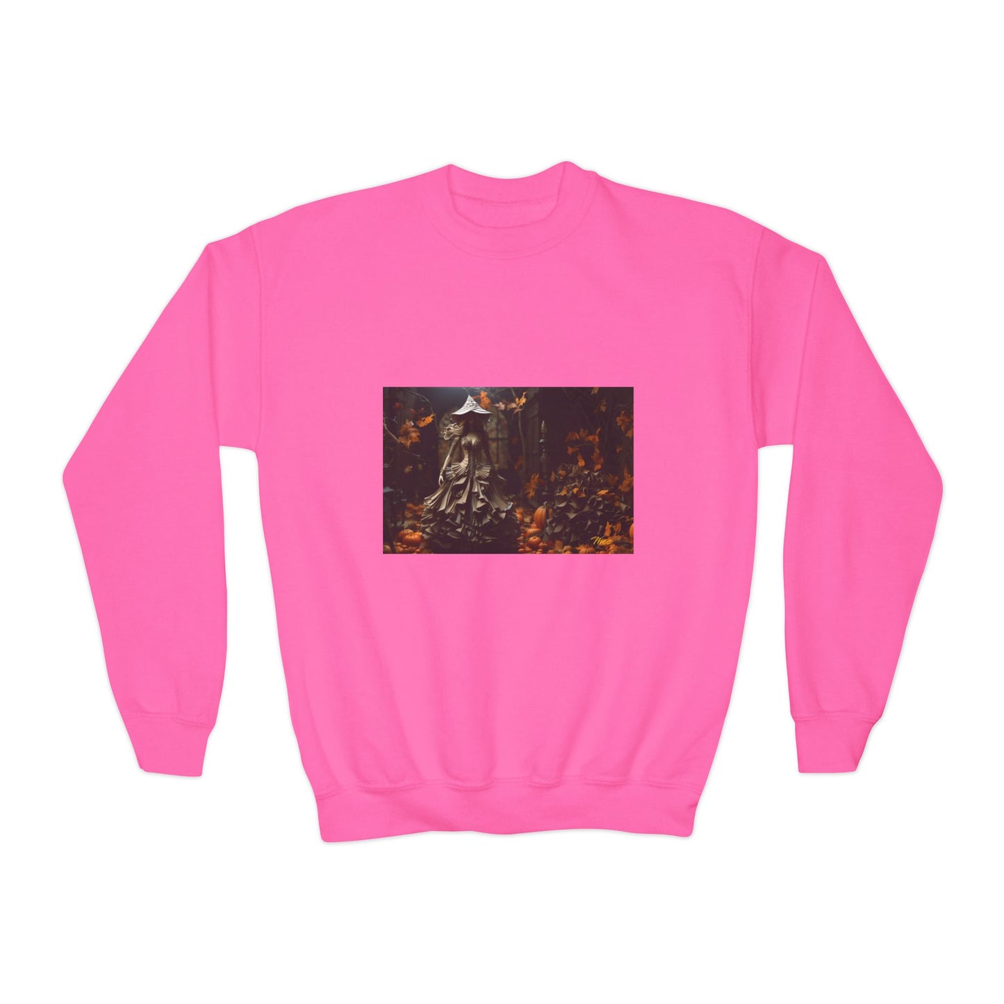 Halloween 2024 Series Print #1 Youth Crewneck Sweatshirt