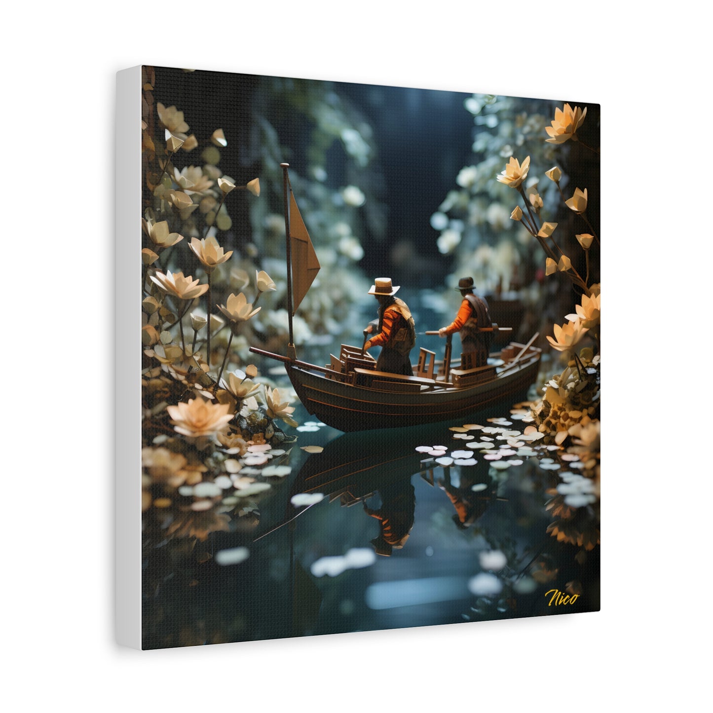 Born On A Bayou Print #10 - Streached Matte Canvas Print, 1.25" Thick