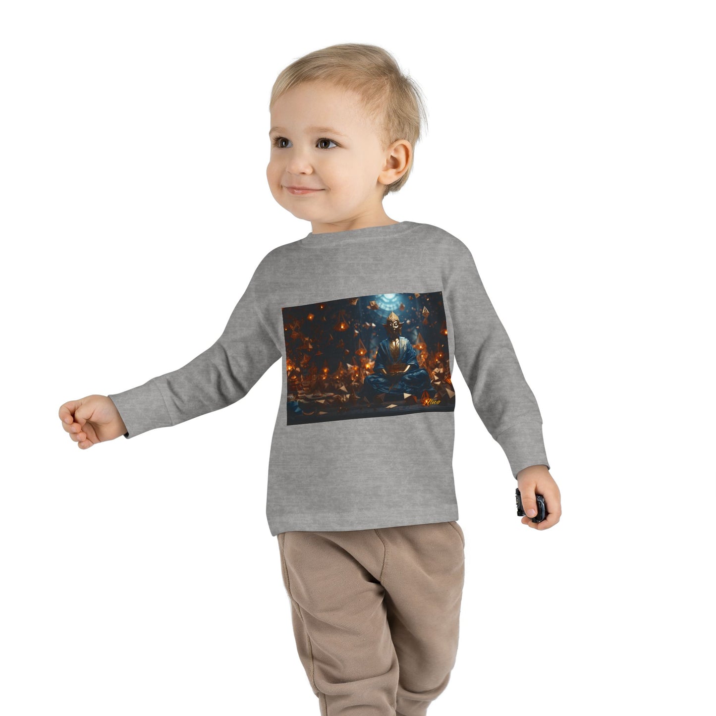 Ascending Buddha Series Print #1 Toddler Long Sleeve Tee