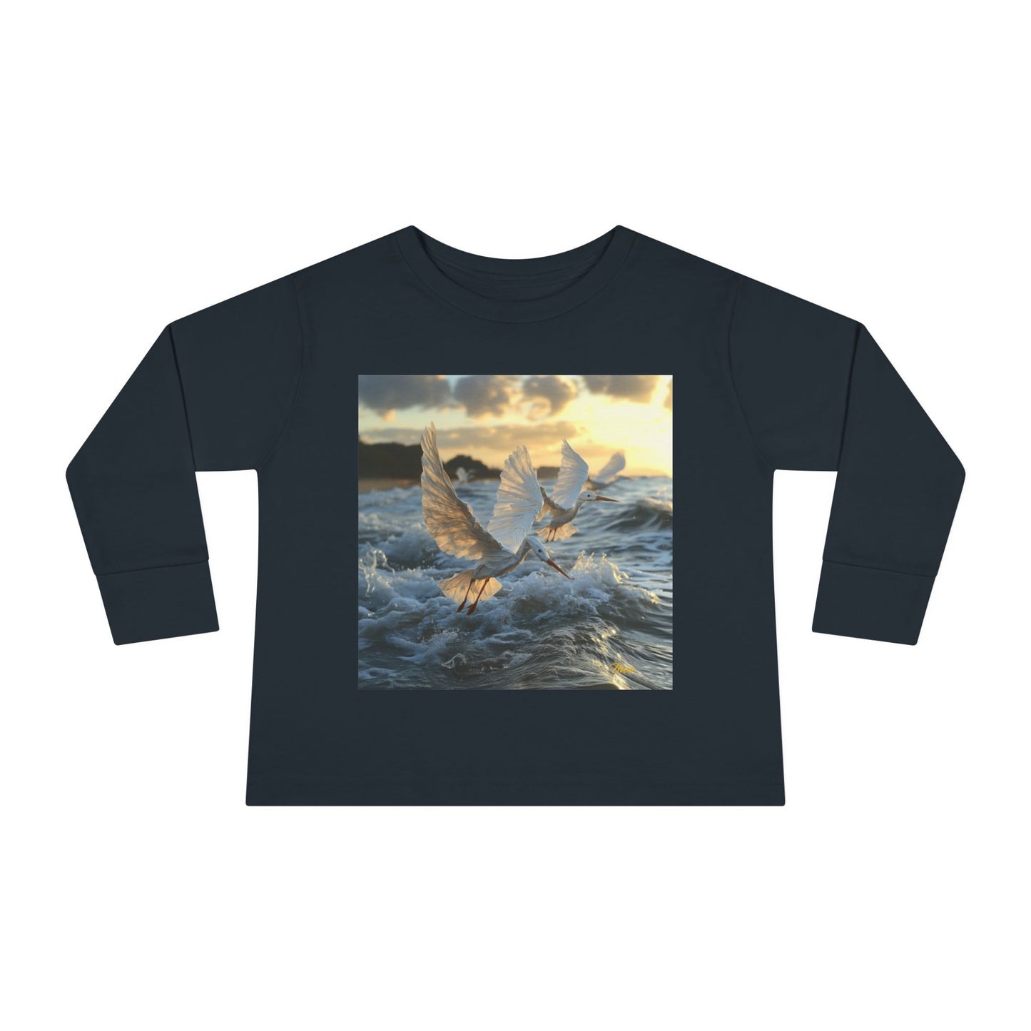 By The Seaside Series Print #10 Toddler Long Sleeve Tee