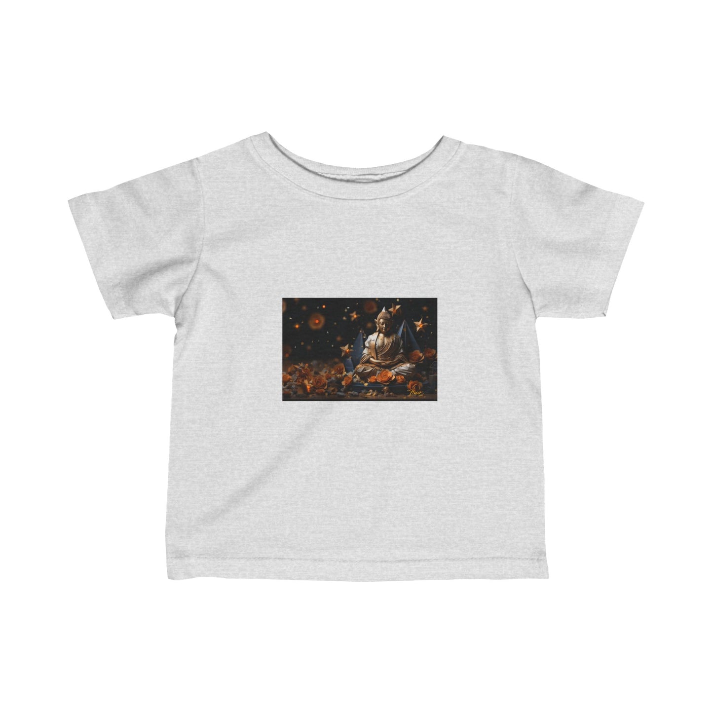 Ascending Buddah Series Print #5 Series Print #10 Infant Fine Jersey Tee