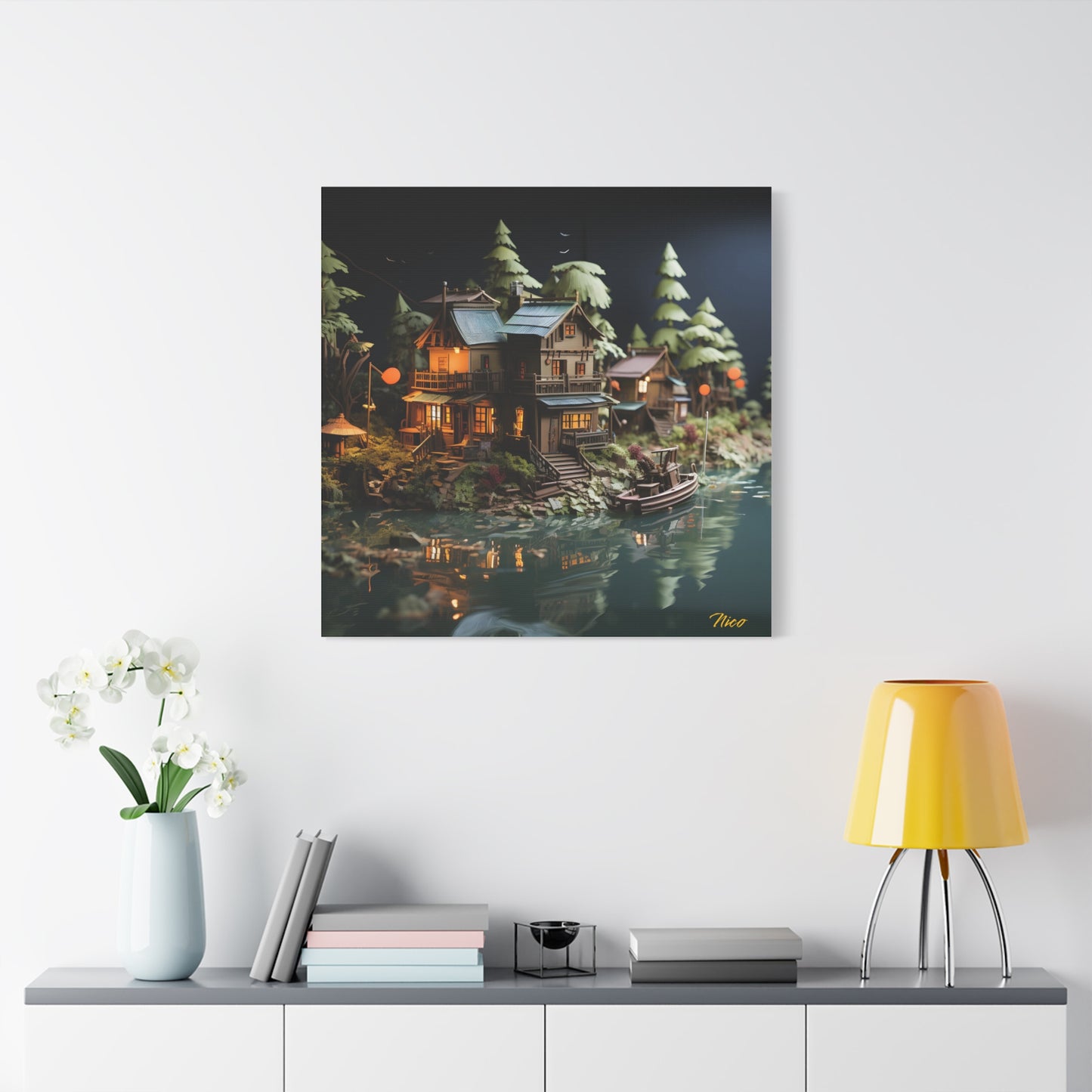 Born On A Bayou Print #8 - Streached Matte Canvas Print, 1.25" Thick