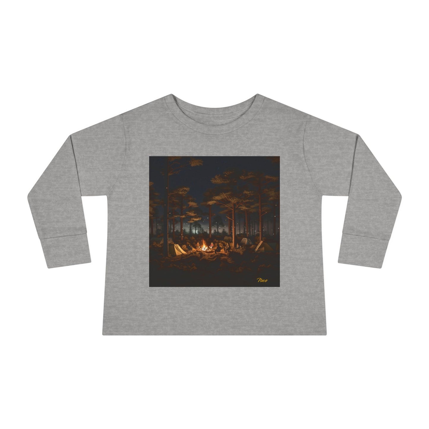 Under The Starry Skies Series Print #9 Toddler Long Sleeve Tee