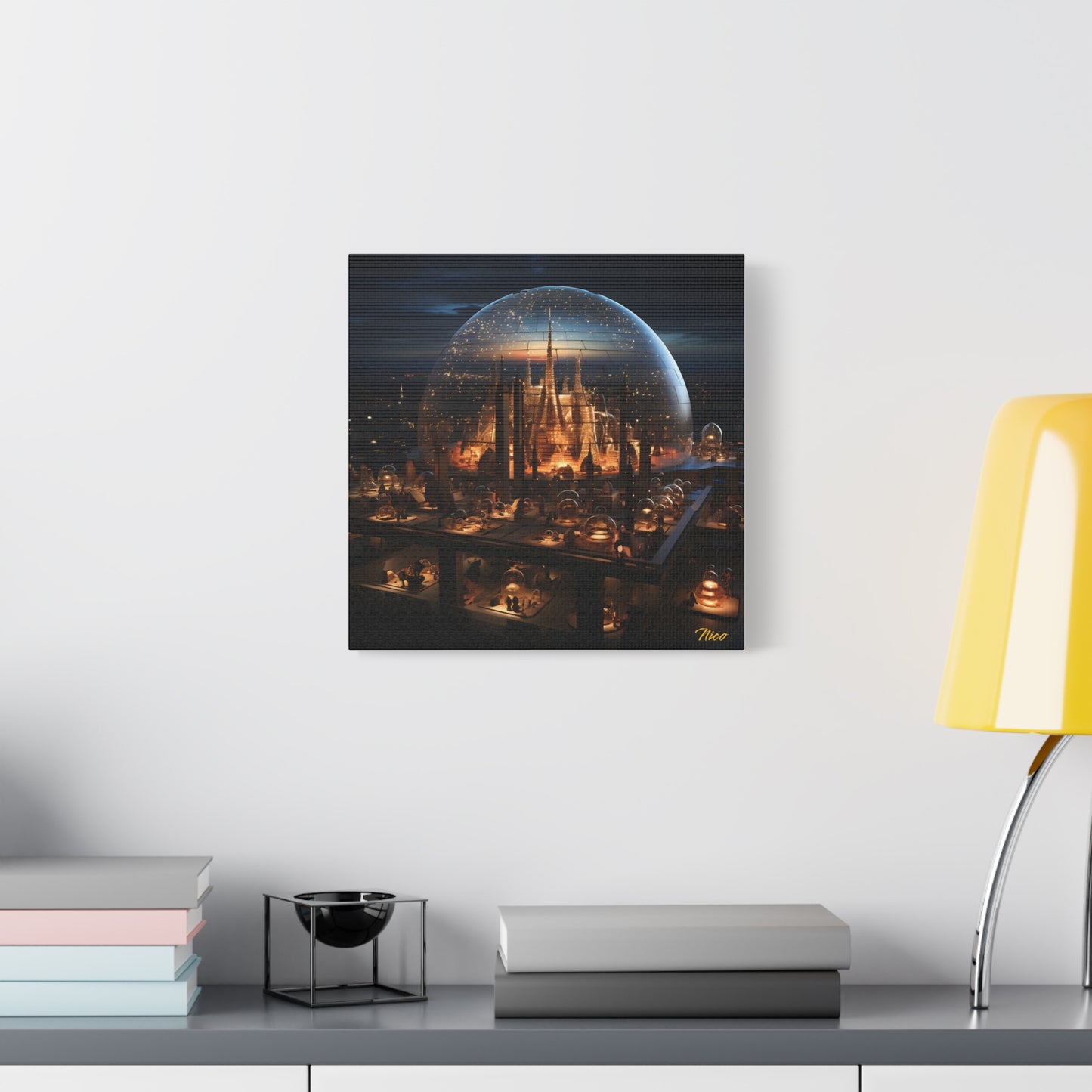 Elons' Dream Series Print #10 - Streched Matte Canvas Print, 1.25" Thick