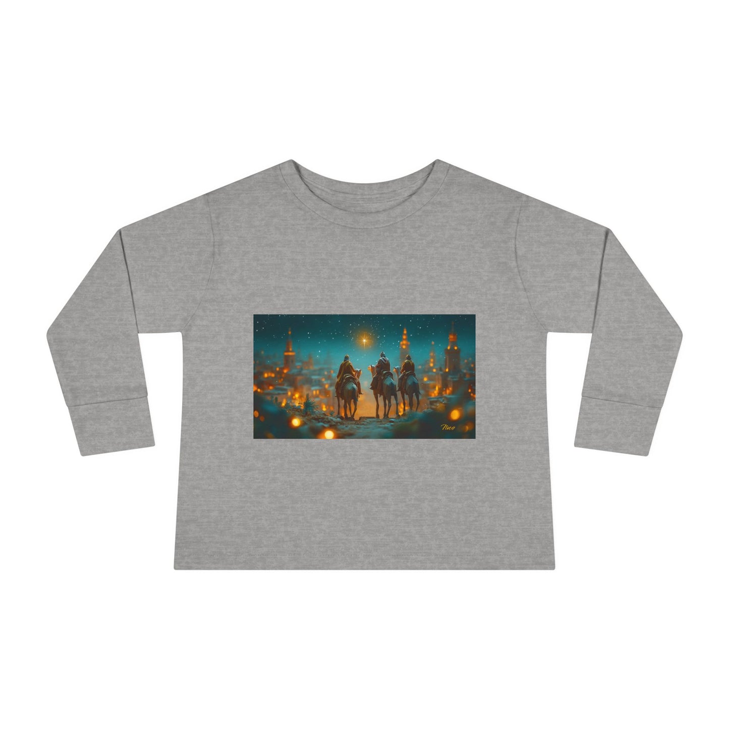 Chirstmas 2024 Series Print #9 Toddler Long Sleeve Tee