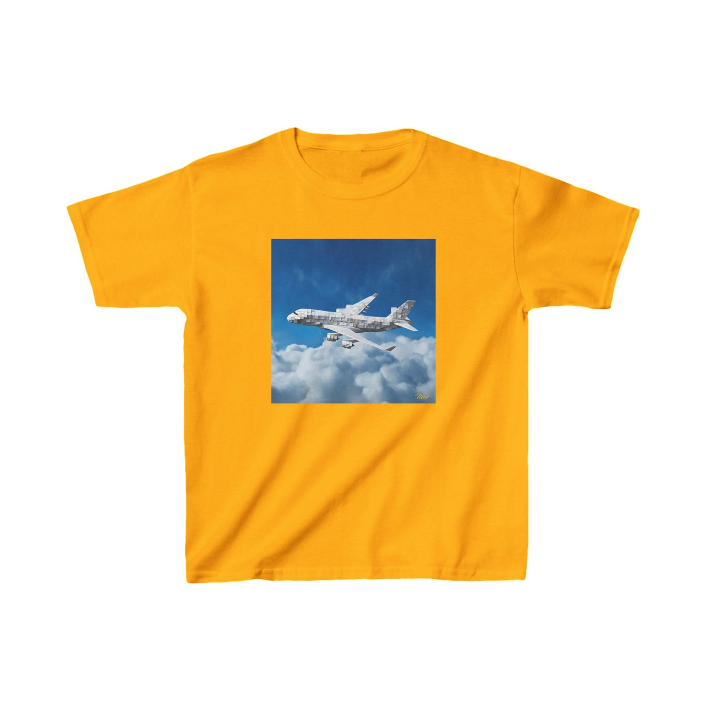 Frequent Flyer Miles Series Print #5 Kids Heavy Cotton™ Tee