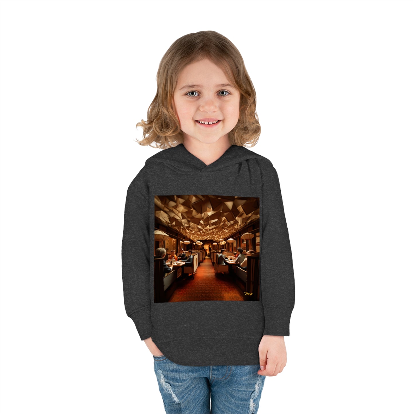 Orient Express Series Print #2 Toddler Pullover Fleece Hoodie