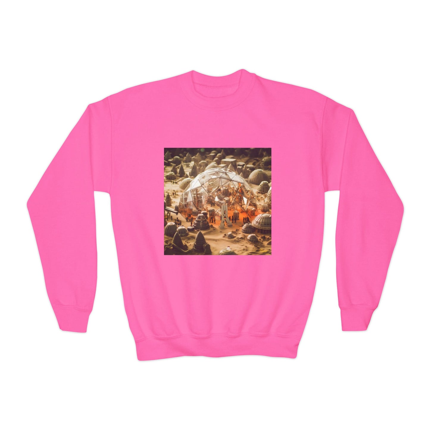 Elons' Dream Series Print #9 Youth Crewneck Sweatshirt