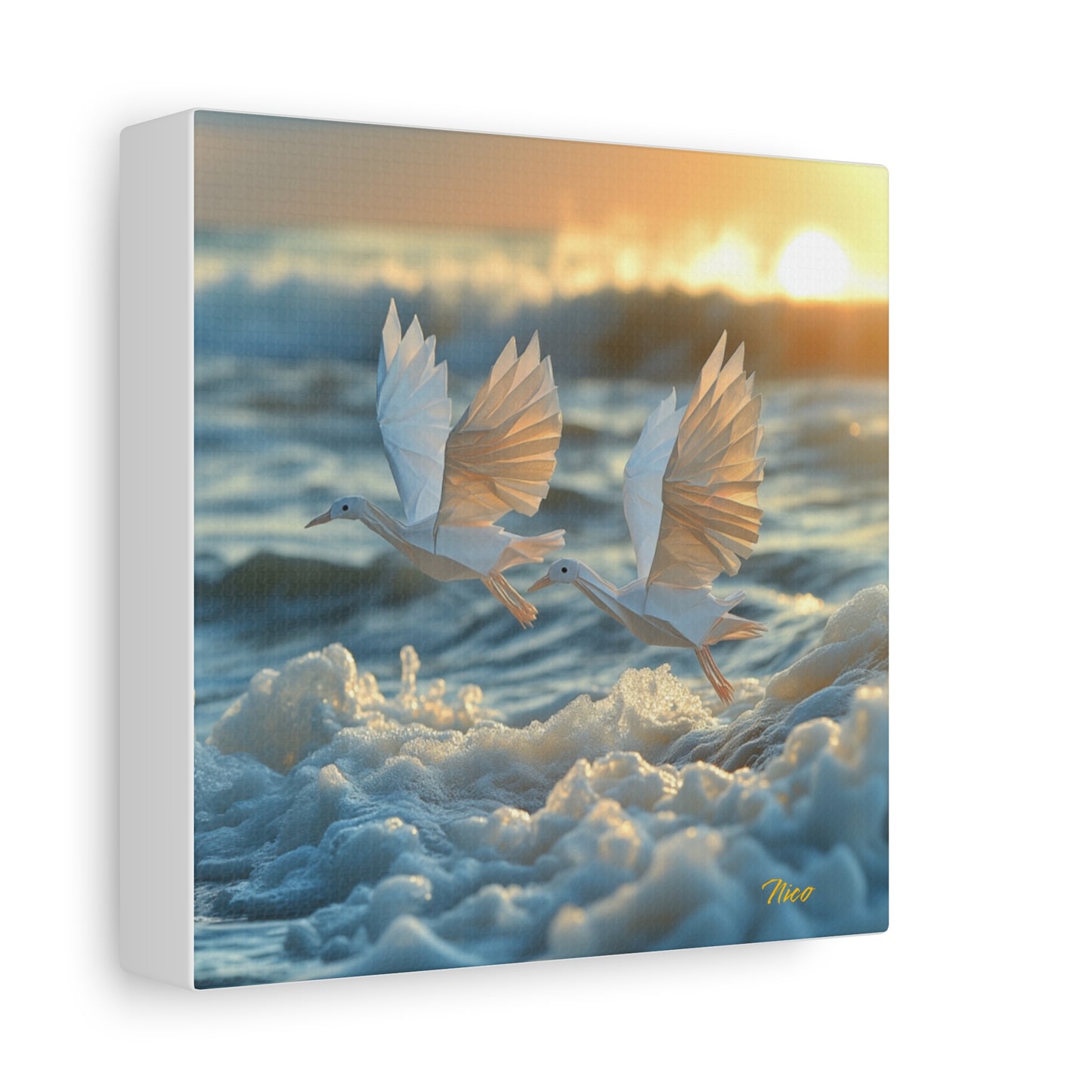 By The Seaside Series Print #5 - Streched Matte Canvas Print, 1.25" Thick