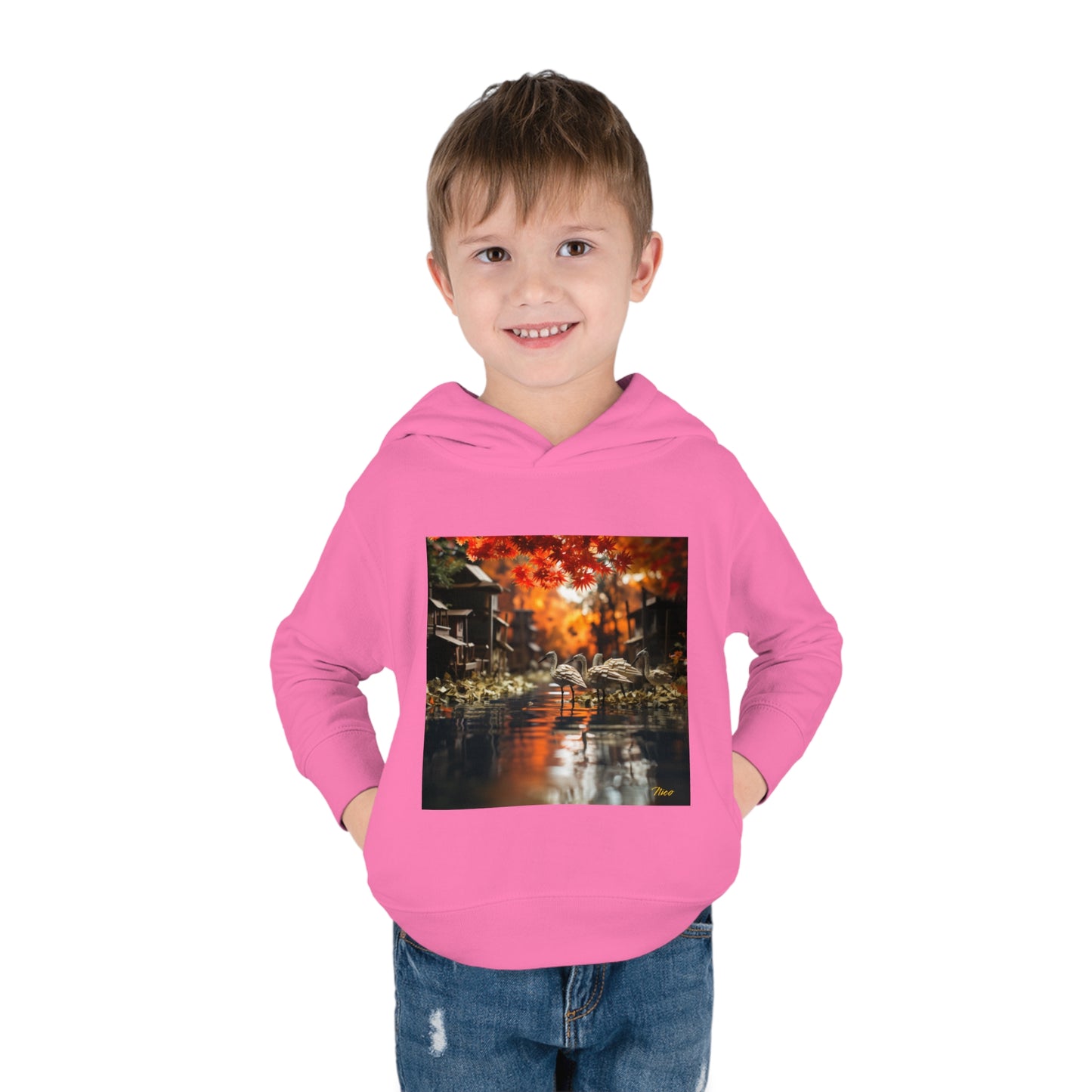 Born On A Bayou Series Print #8 Toddler Pullover Fleece Hoodie