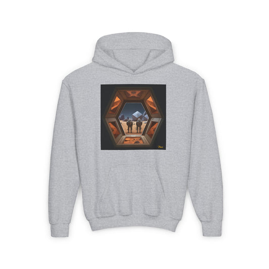 Elons' Dream Series Print #6 Youth Heavy Blend Hooded Sweatshirt