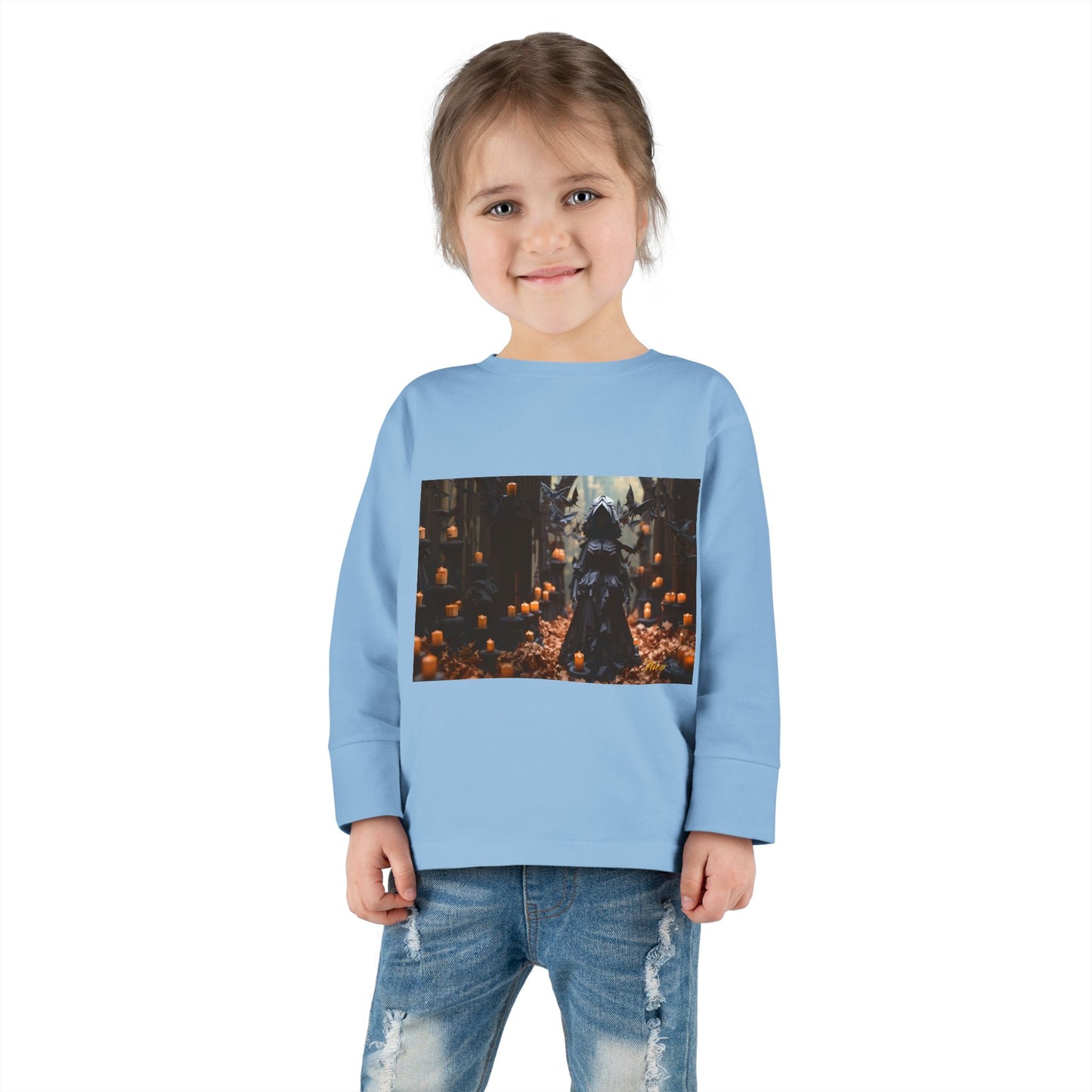 Halloween 2024 Series Print #5 Toddler Long Sleeve Tee