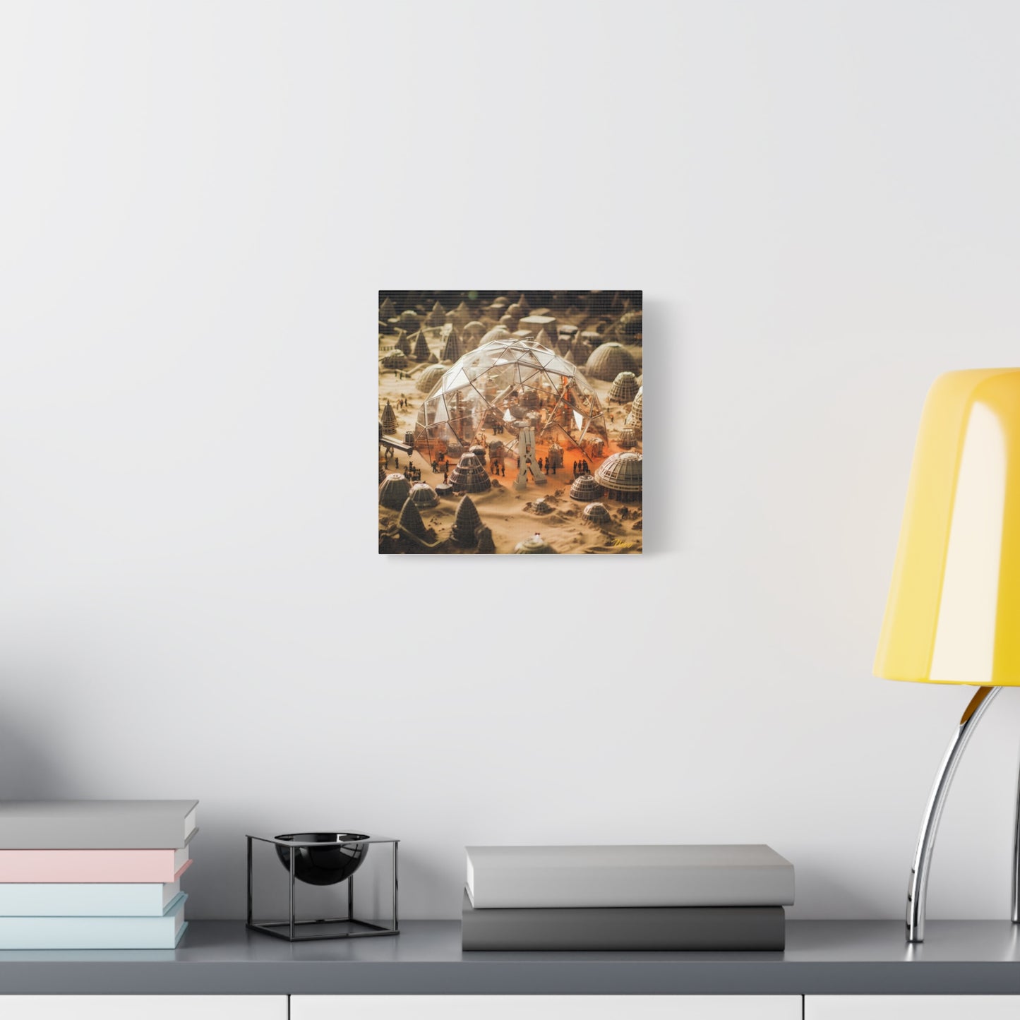 Elons' Dream Series Print #9 - Streched Matte Canvas Print, 1.25" Thick