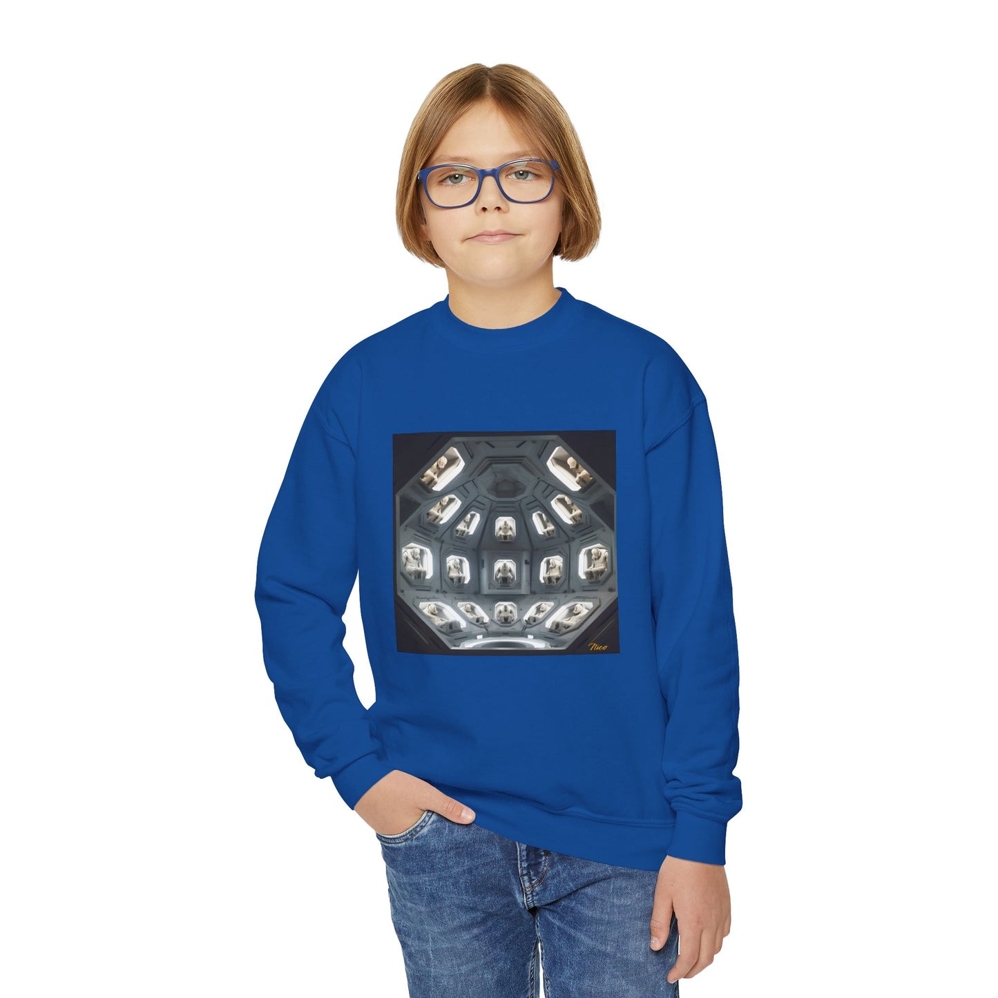 Elons' Dream Series Print #2 Youth Crewneck Sweatshirt