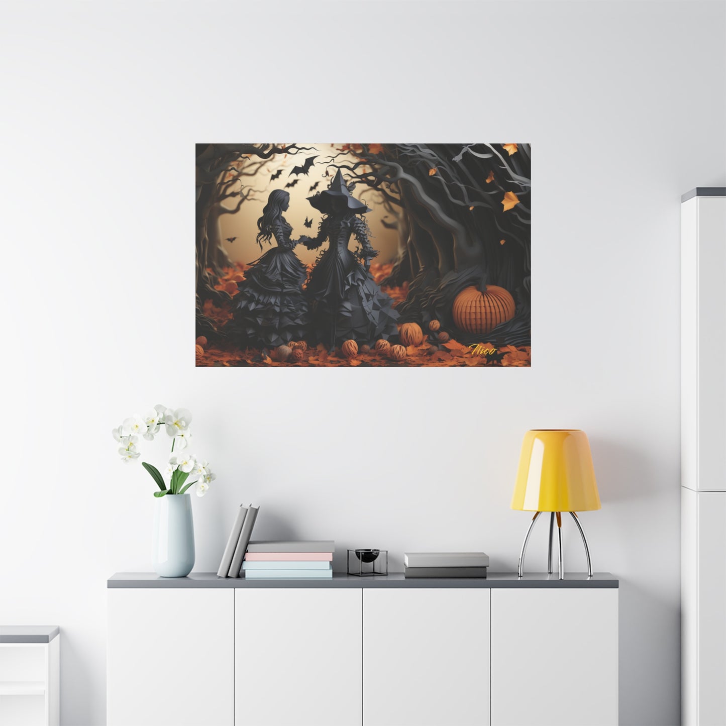 Halloween 2023 Series Print #9 - Streched Matte Canvas Print, 1.25" Thick