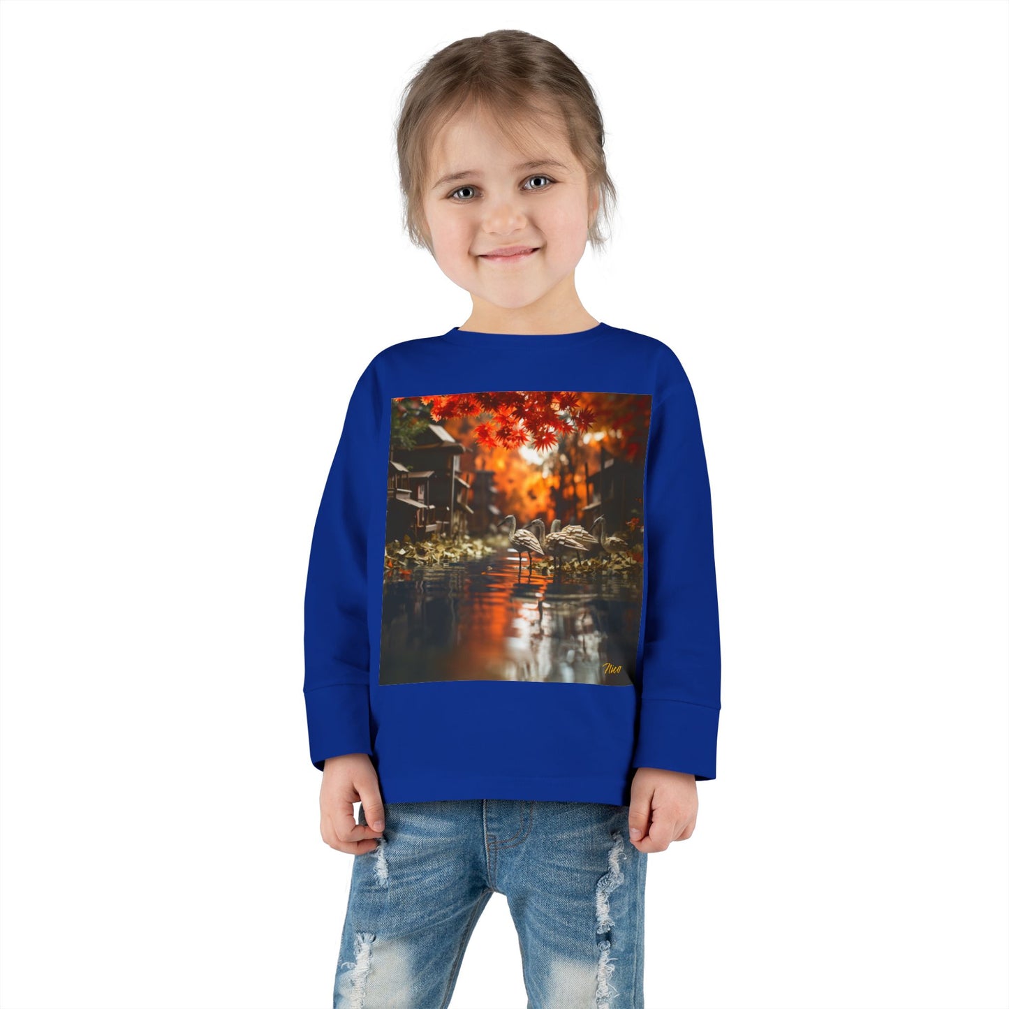 Born On A Bayou Series Print #8 Toddler Long Sleeve Tee