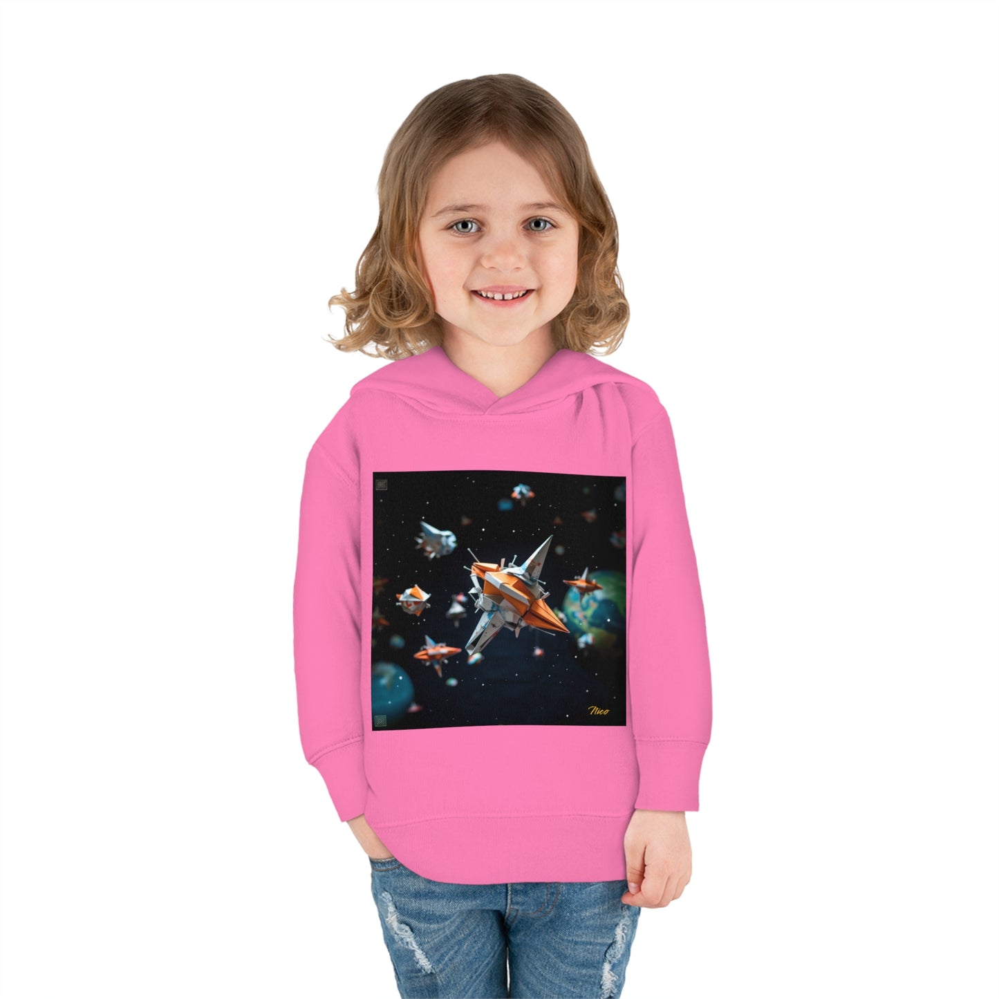 Elons' Dream Series Print #1 Toddler Pullover Fleece Hoodie