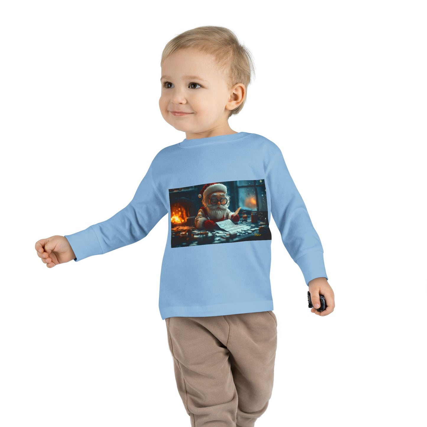 Chirstmas 2024 Series Print #1 Toddler Long Sleeve Tee