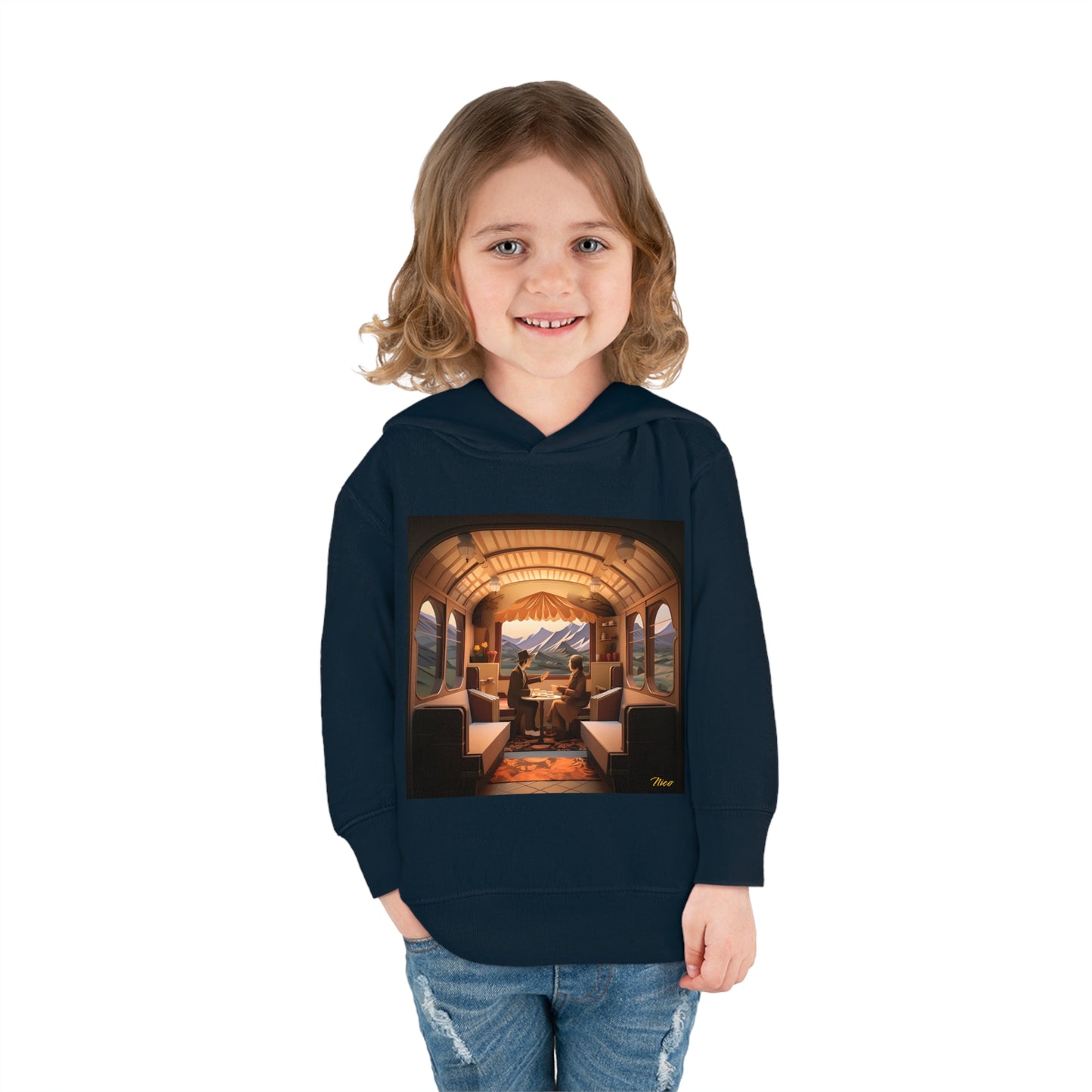 Orient Express Series Print #10 Toddler Pullover Fleece Hoodie