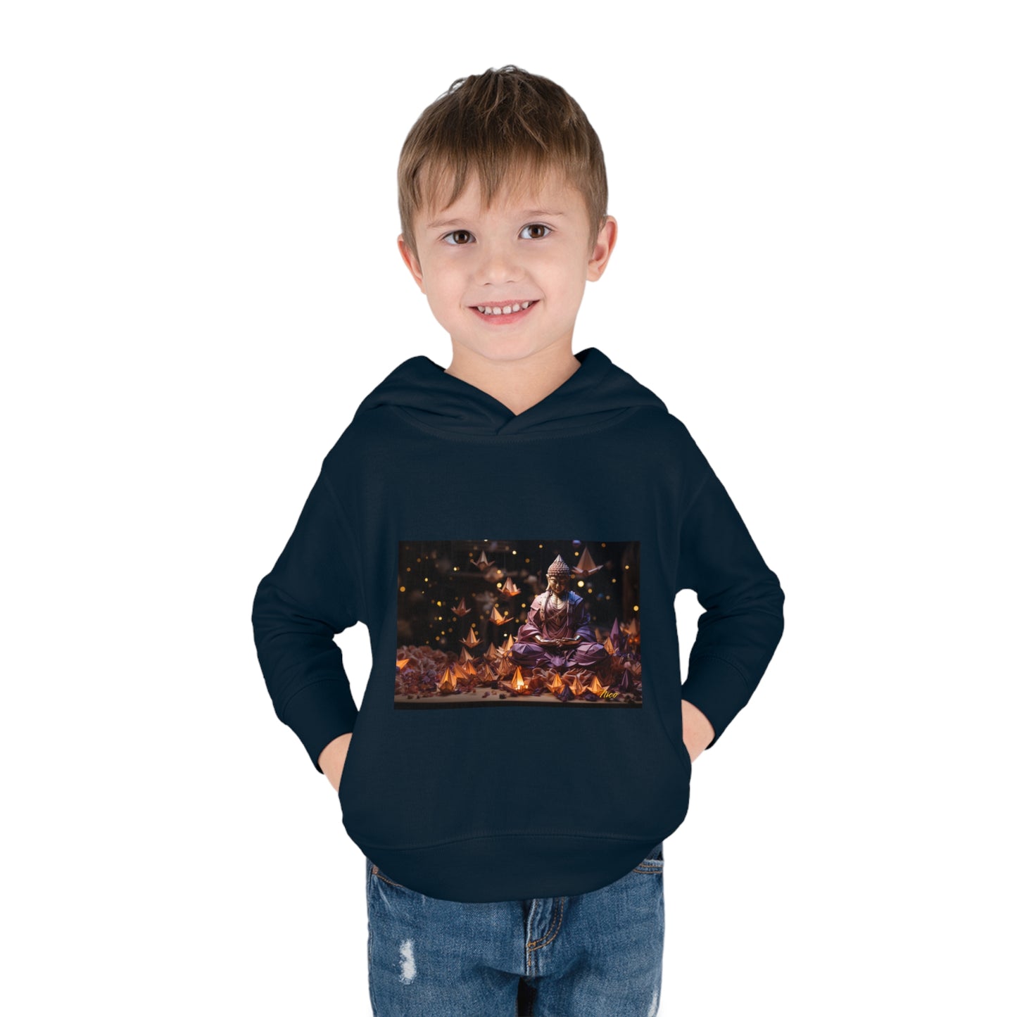 Ascending Buddah Series Print #6 Toddler Pullover Fleece Hoodie