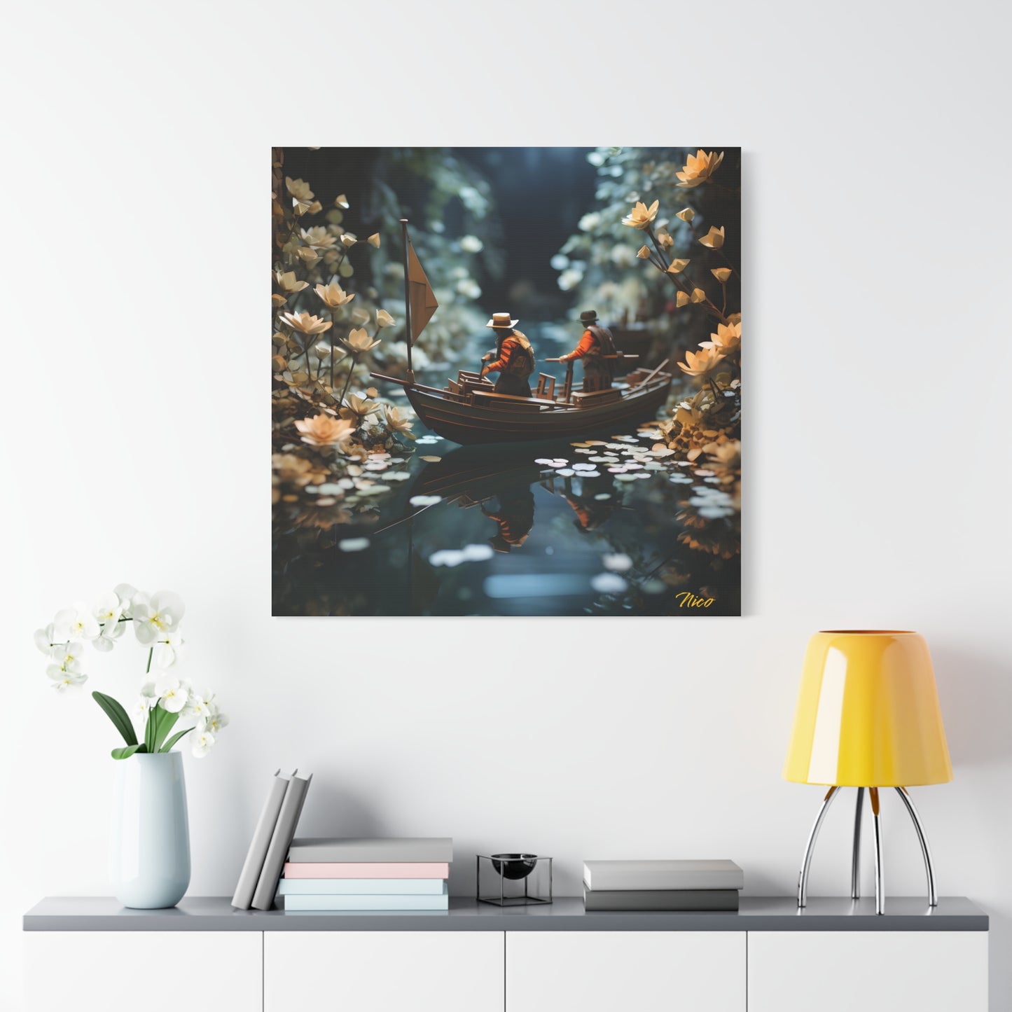 Born On A Bayou Print #10 - Streached Matte Canvas Print, 1.25" Thick