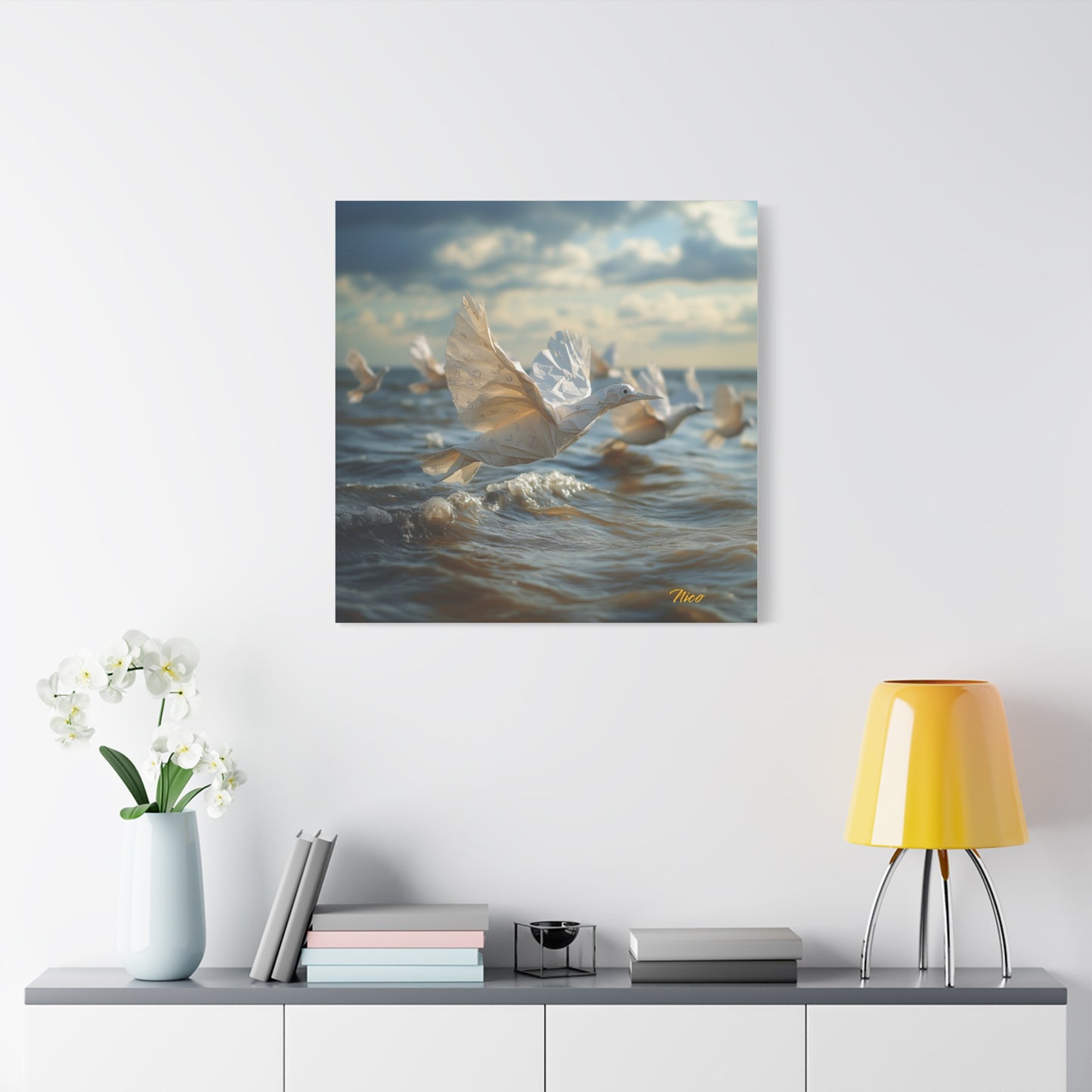 By The Seaside Series Print #8 - Streched Matte Canvas Print, 1.25" Thick