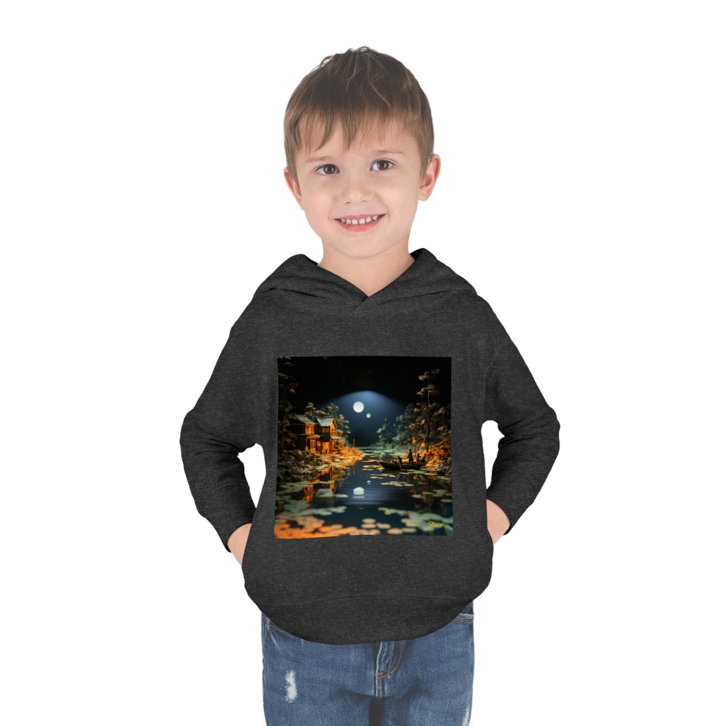 Born On A Bayou Series Print #3 Toddler Pullover Fleece Hoodie