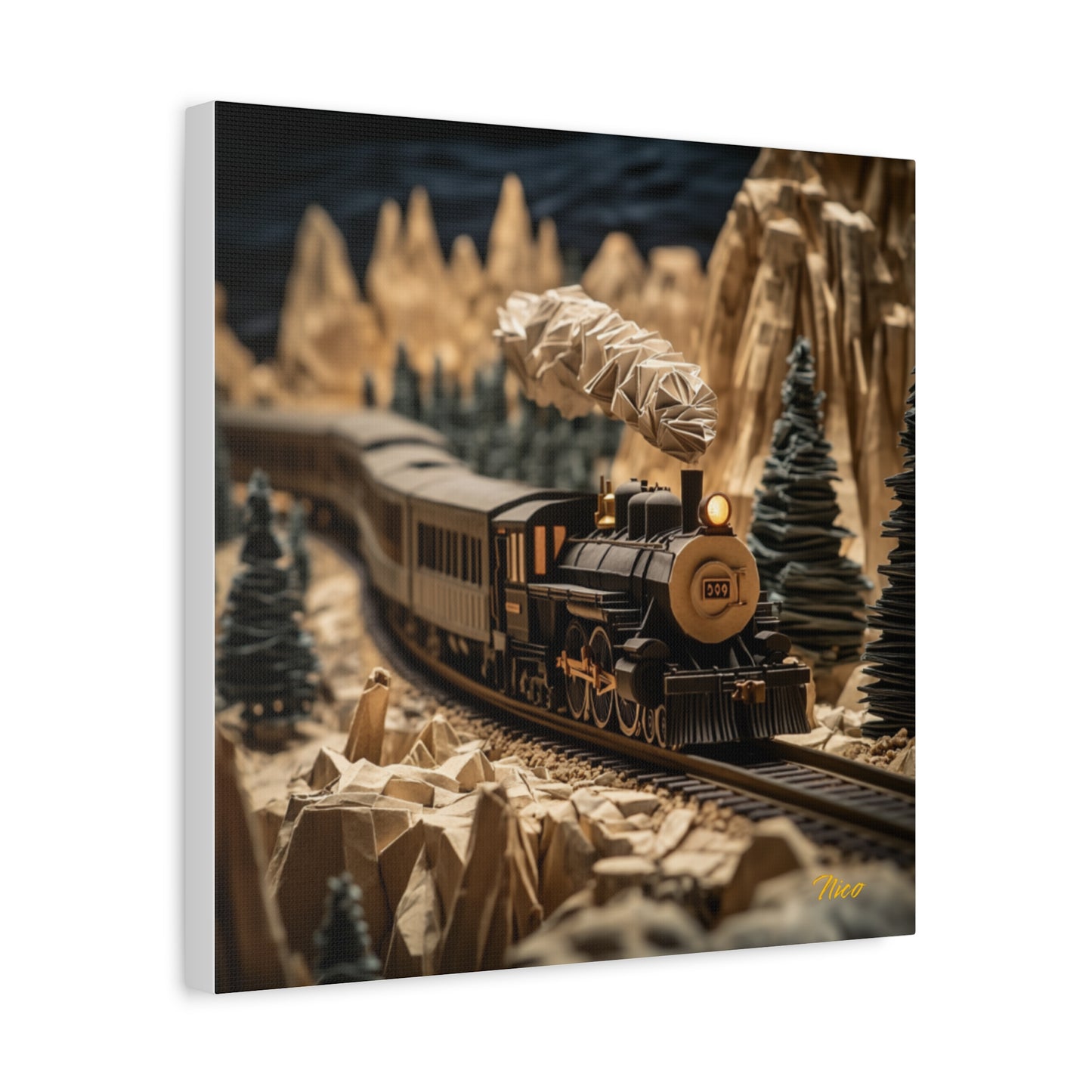 Orient Express Series Print #1 - Streched Matte Canvas Print, 1.25" Thick