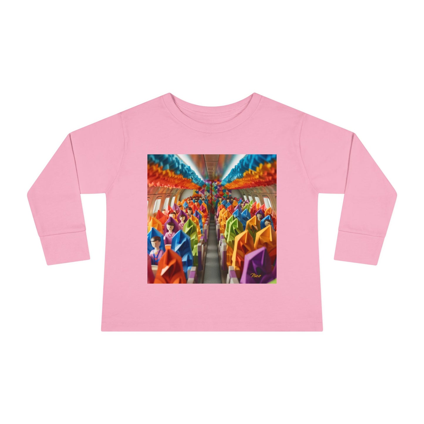 Big Ol' Jet Airliner Series Print #8 Toddler Long Sleeve Tee