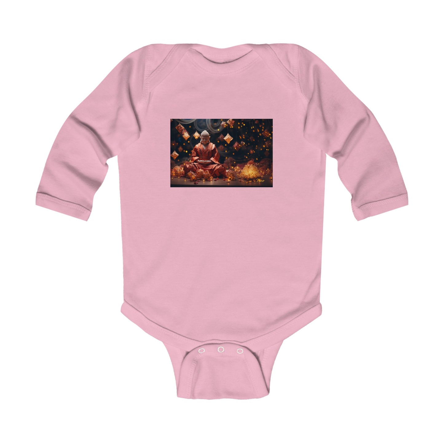 Ascending Buddah Series Print #7 Infant Long Sleeve Bodysuit