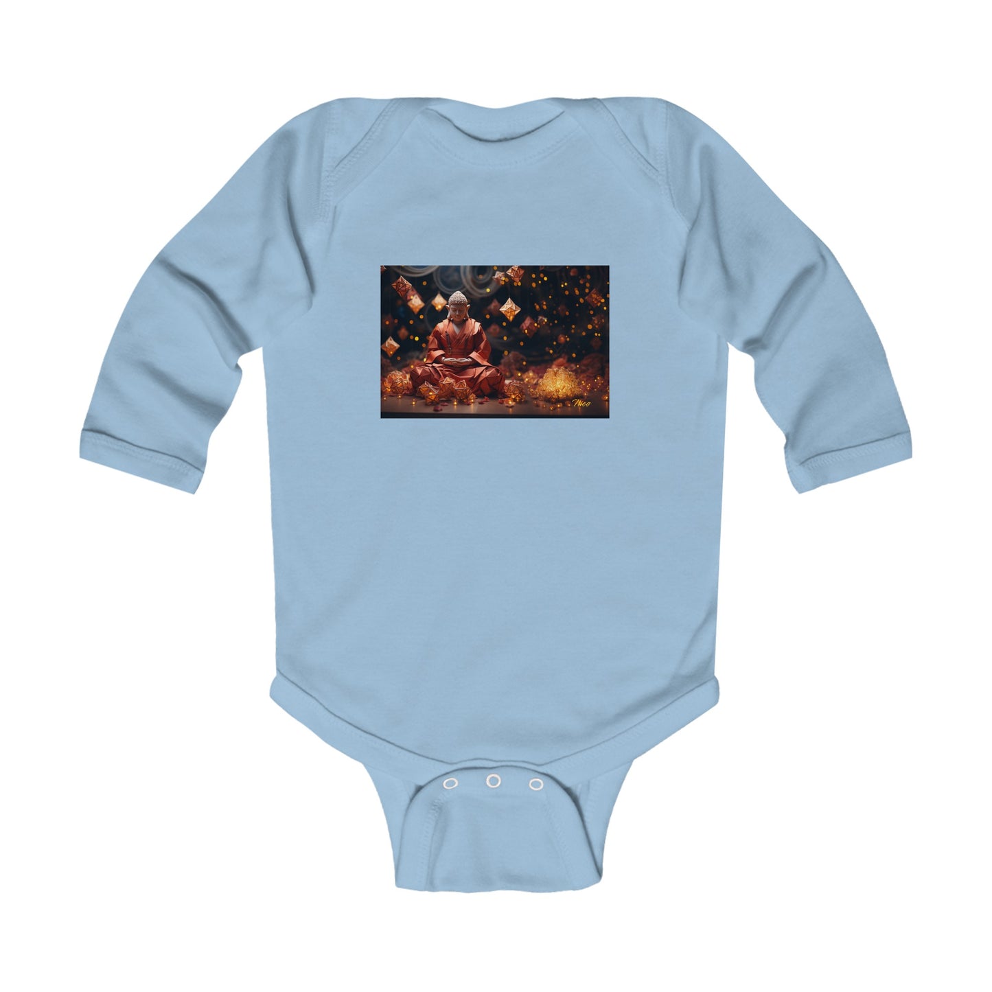 Ascending Buddah Series Print #7 Infant Long Sleeve Bodysuit