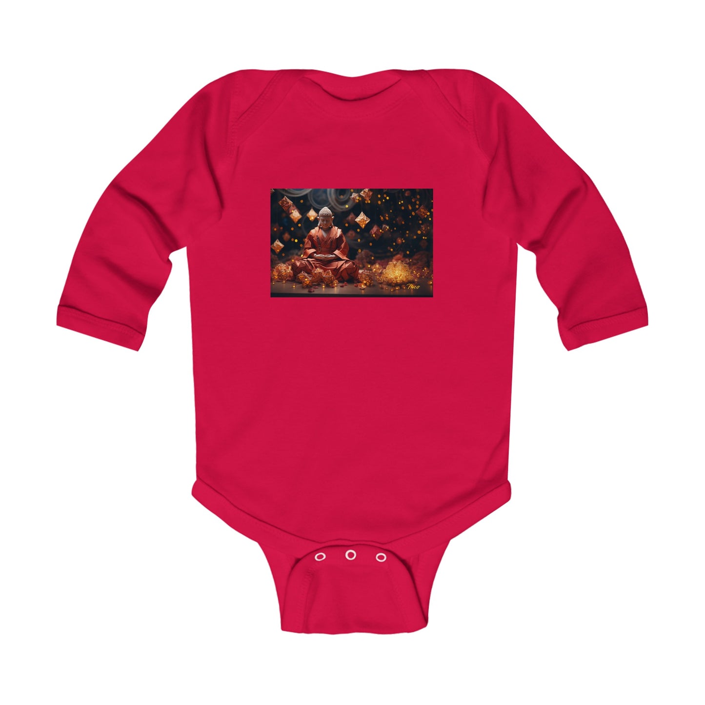 Ascending Buddah Series Print #7 Infant Long Sleeve Bodysuit