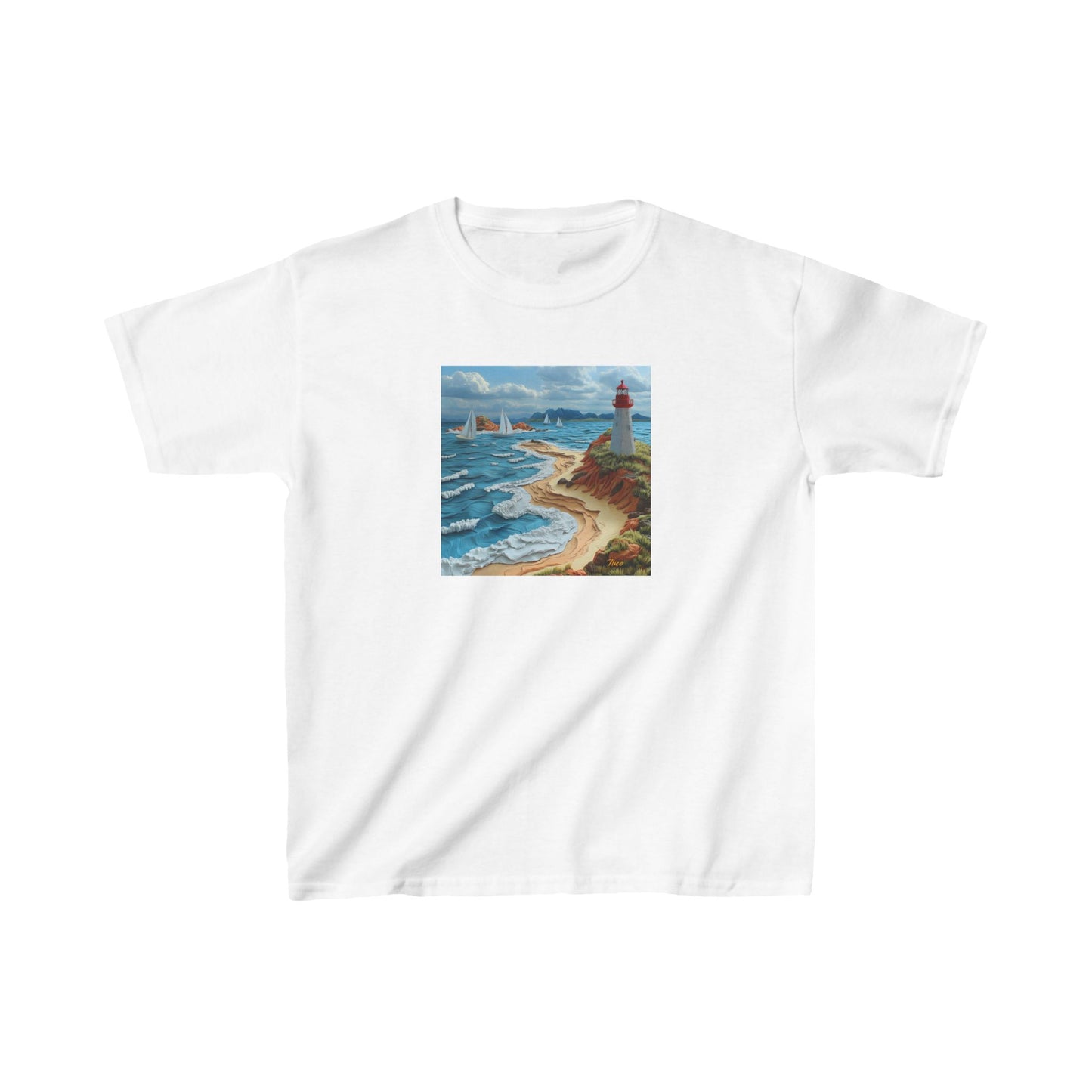 By The Seaside Series Print #4 Kids Heavy Cotton™ Tee