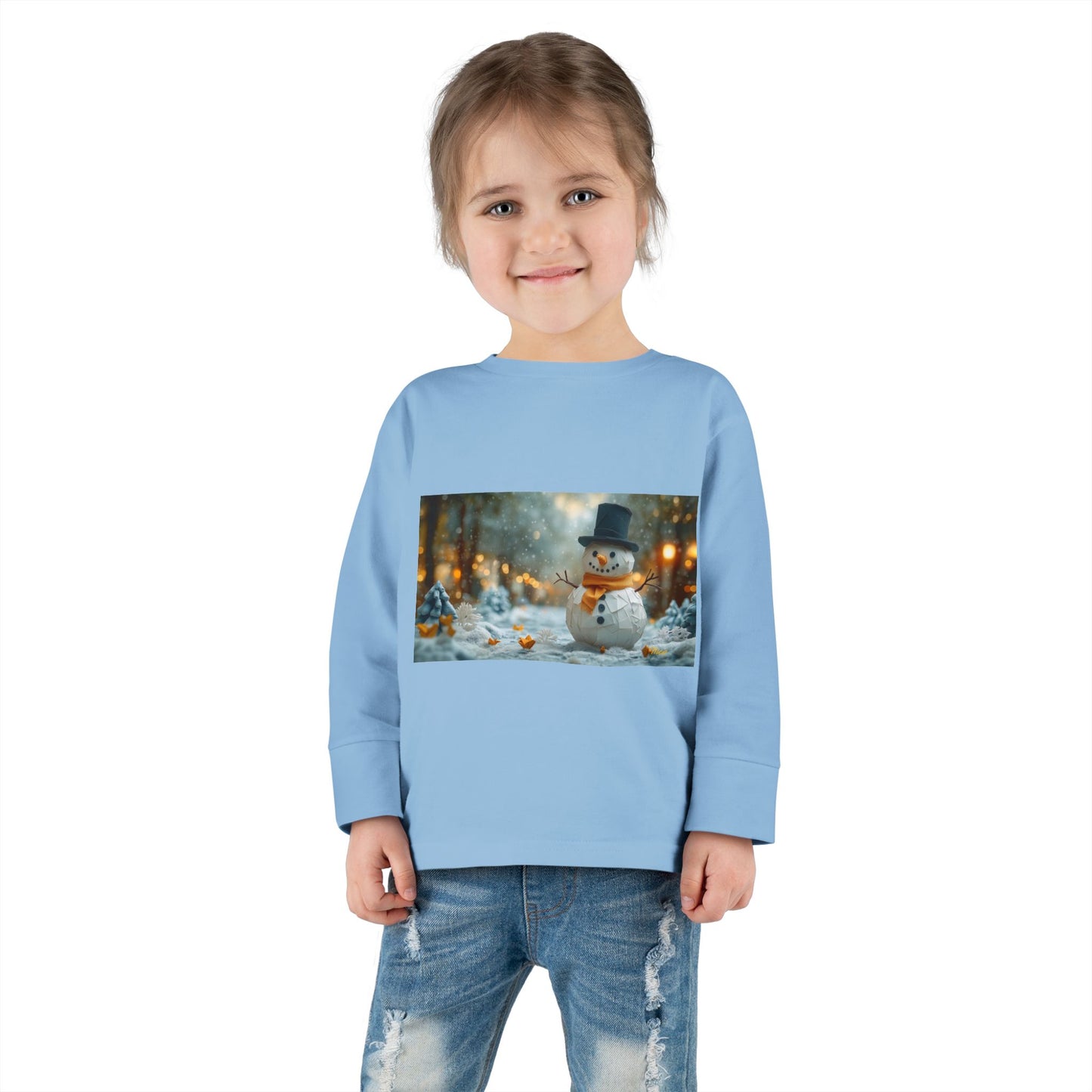 Chirstmas 2024 Series Print #11 Toddler Long Sleeve Tee