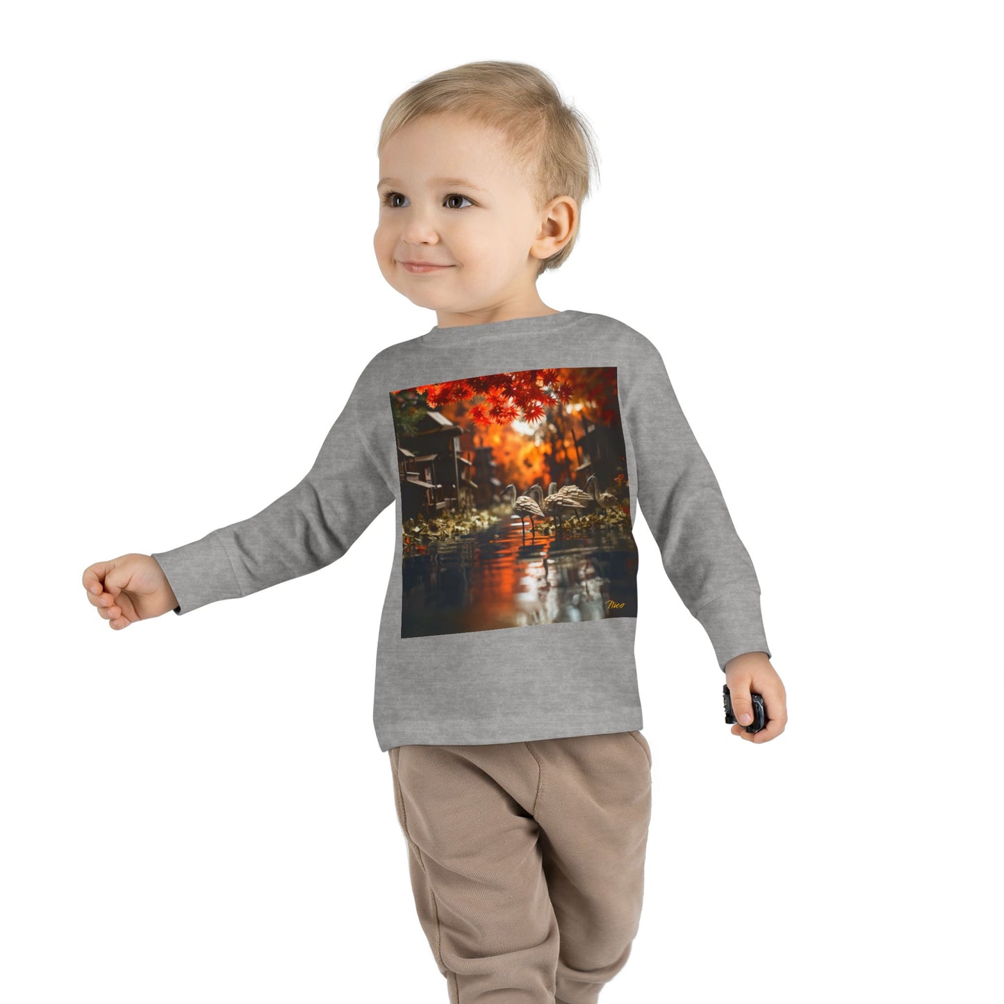 Born On A Bayou Series Print #8 Toddler Long Sleeve Tee