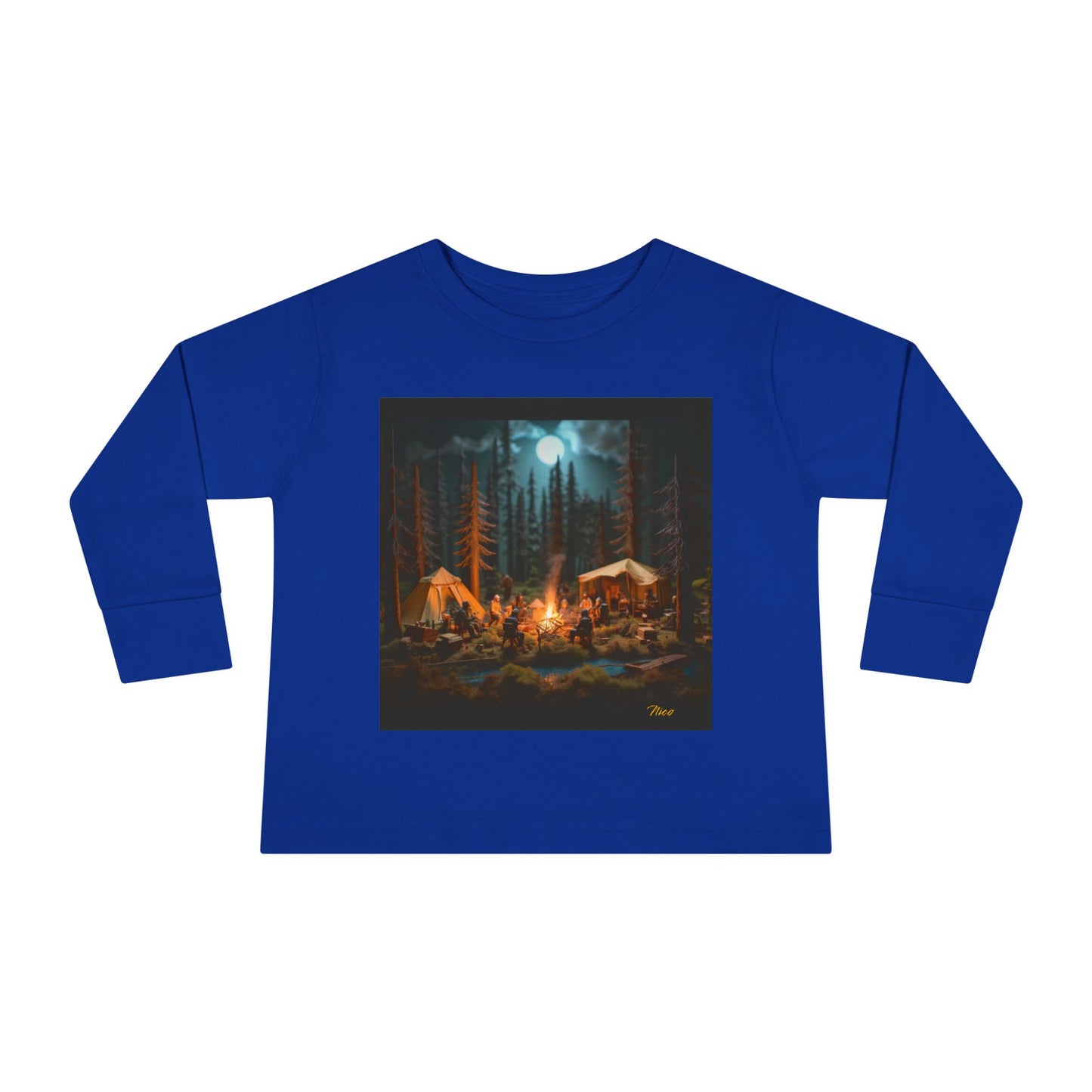 Under The Starry Skies Series Print #8 Toddler Long Sleeve Tee