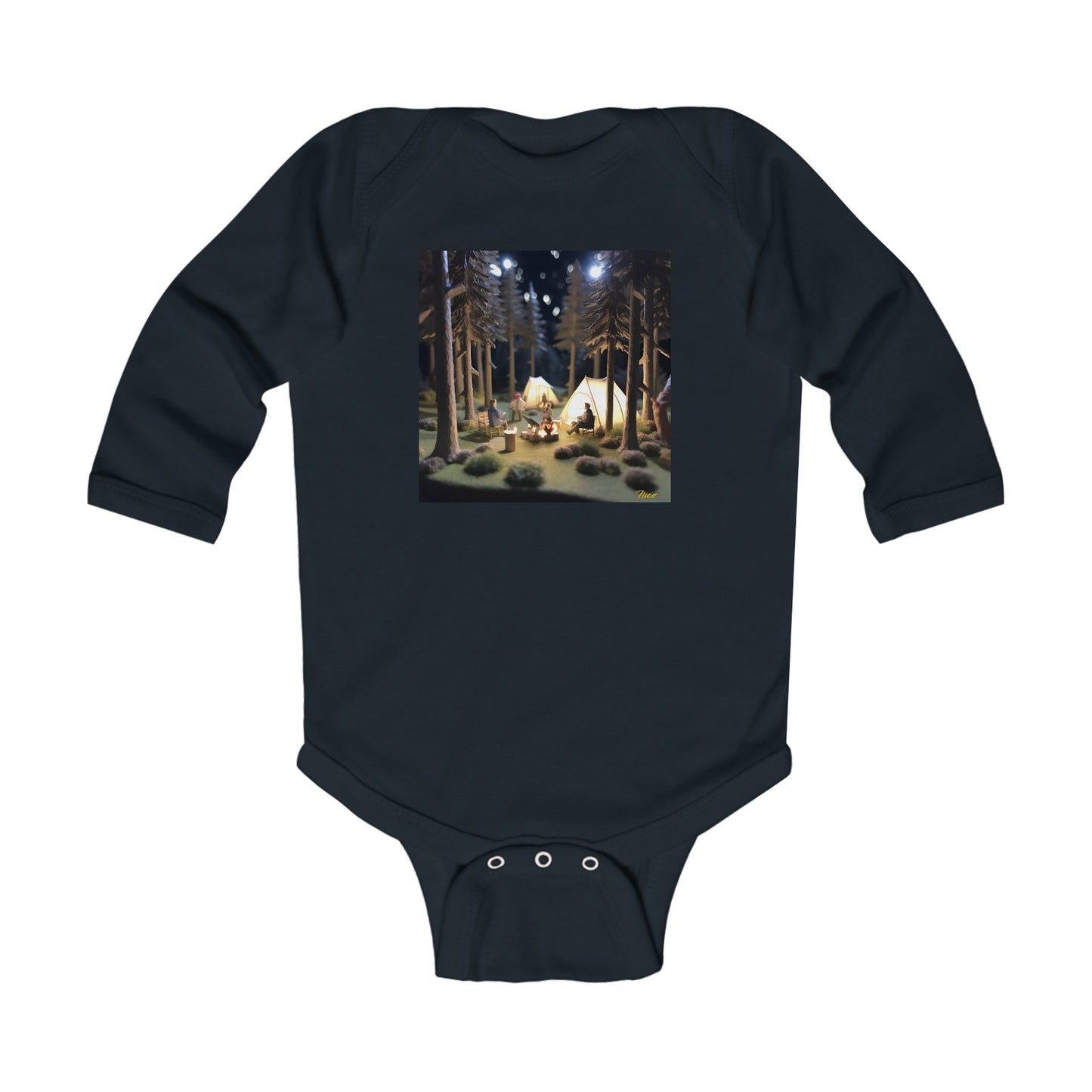 Under The Starry Skies Series Print #7 Infant Long Sleeve Bodysuit