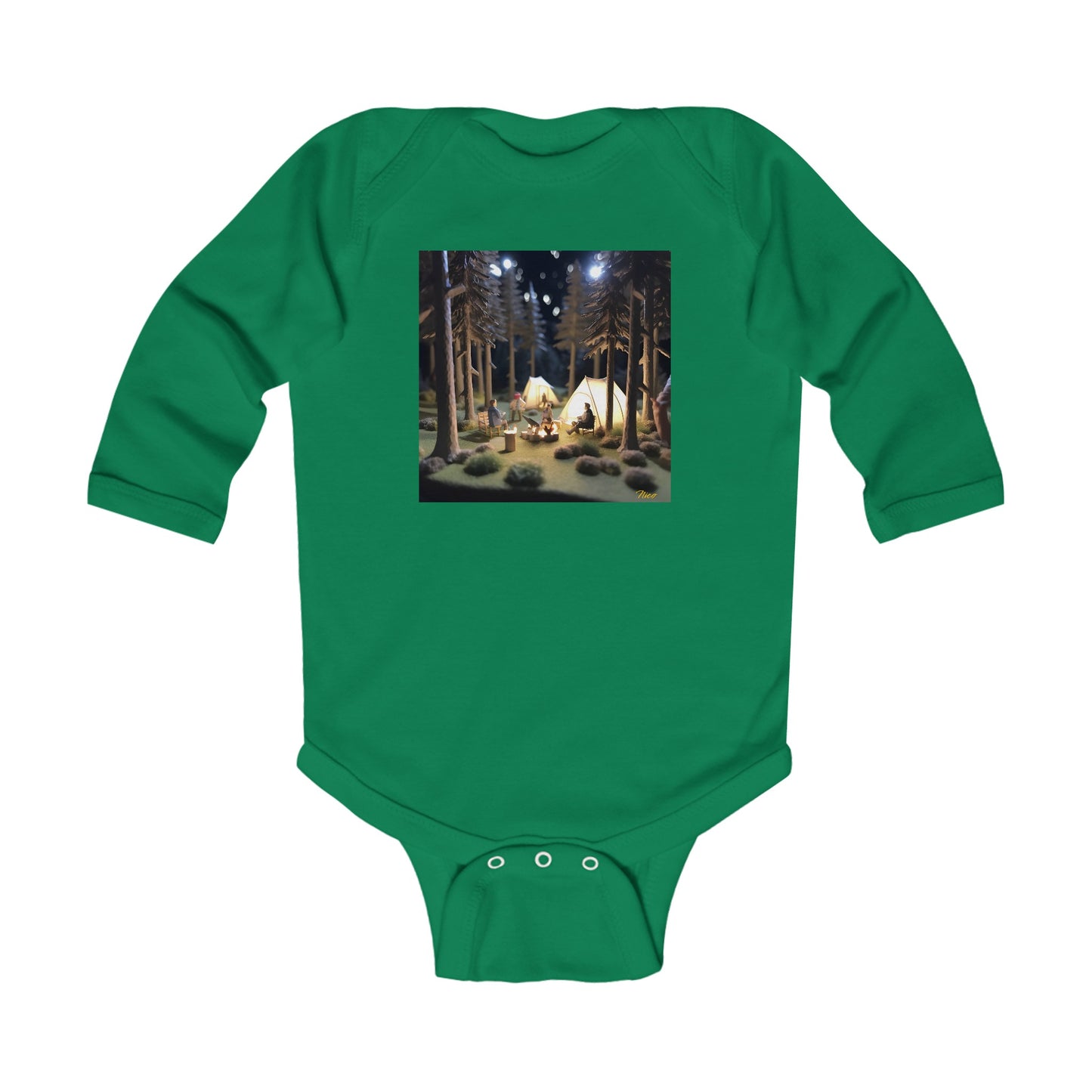 Under The Starry Skies Series Print #7 Infant Long Sleeve Bodysuit