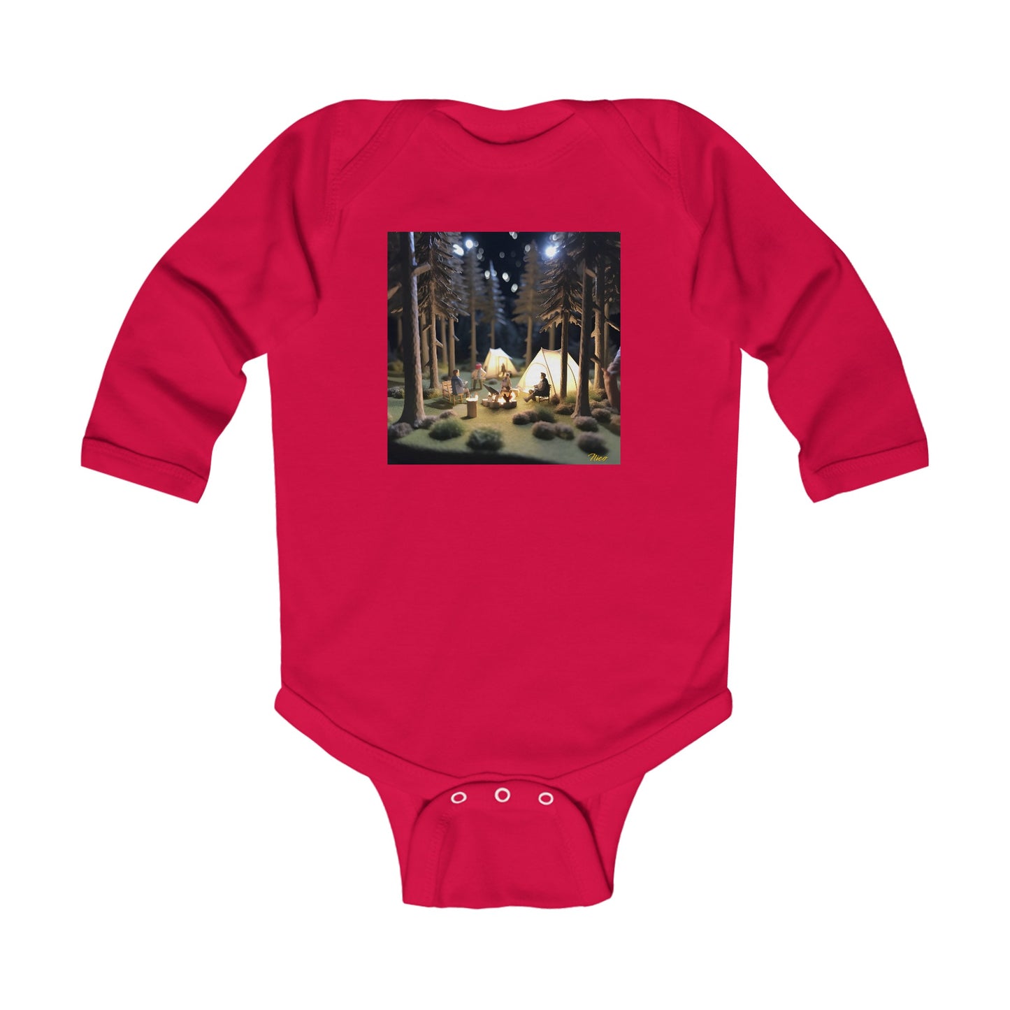 Under The Starry Skies Series Print #7 Infant Long Sleeve Bodysuit