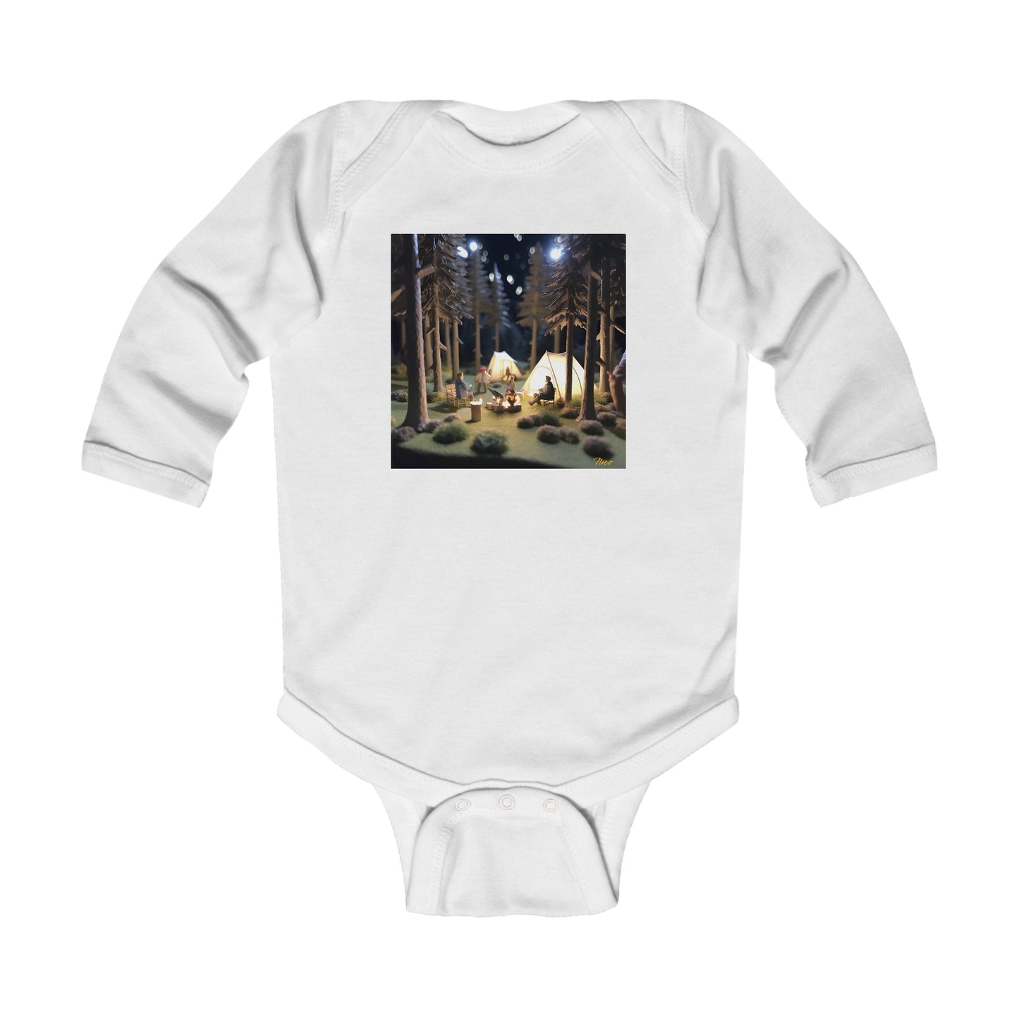 Under The Starry Skies Series Print #7 Infant Long Sleeve Bodysuit