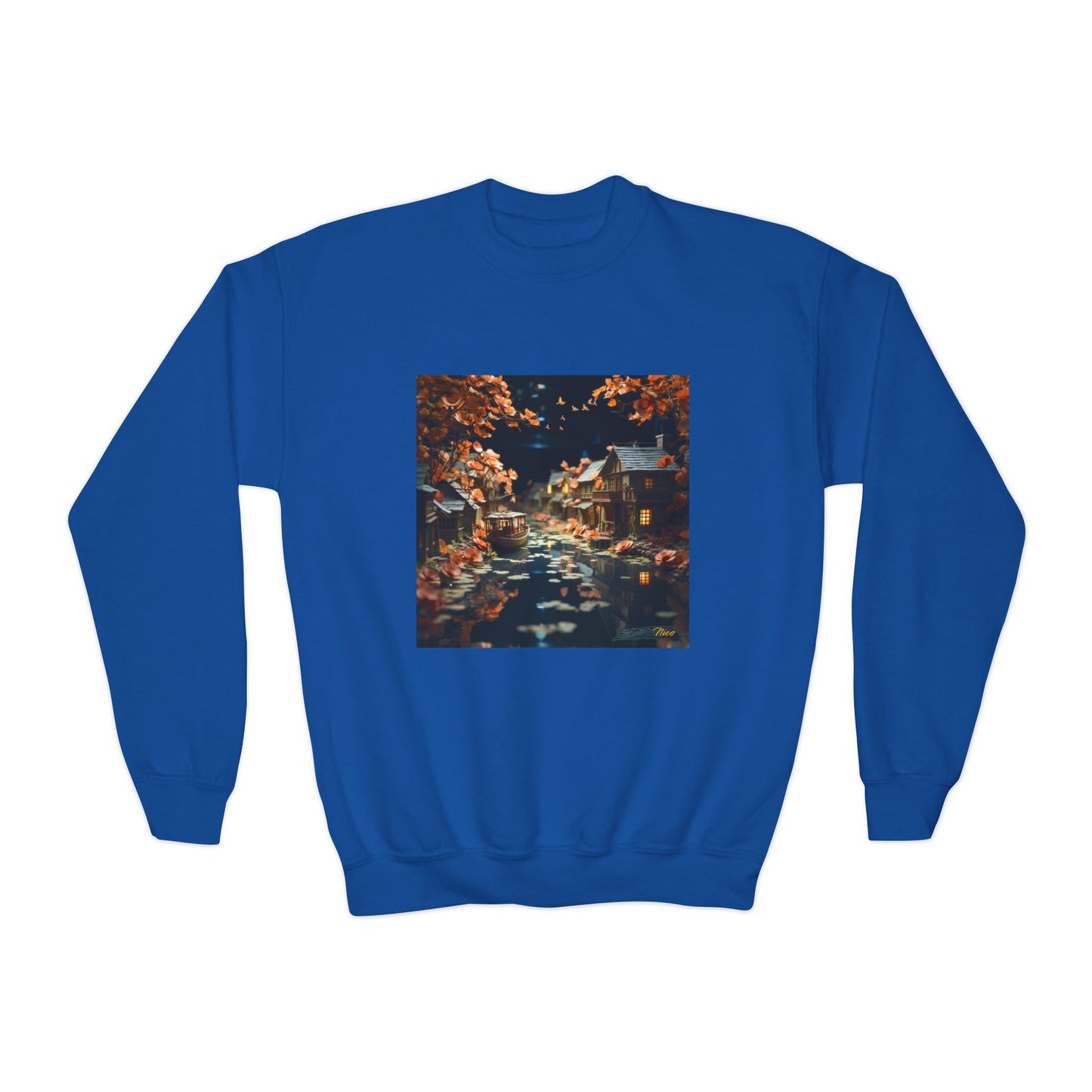 Born On A Bayou Series Print #7 Youth Crewneck Sweatshirt