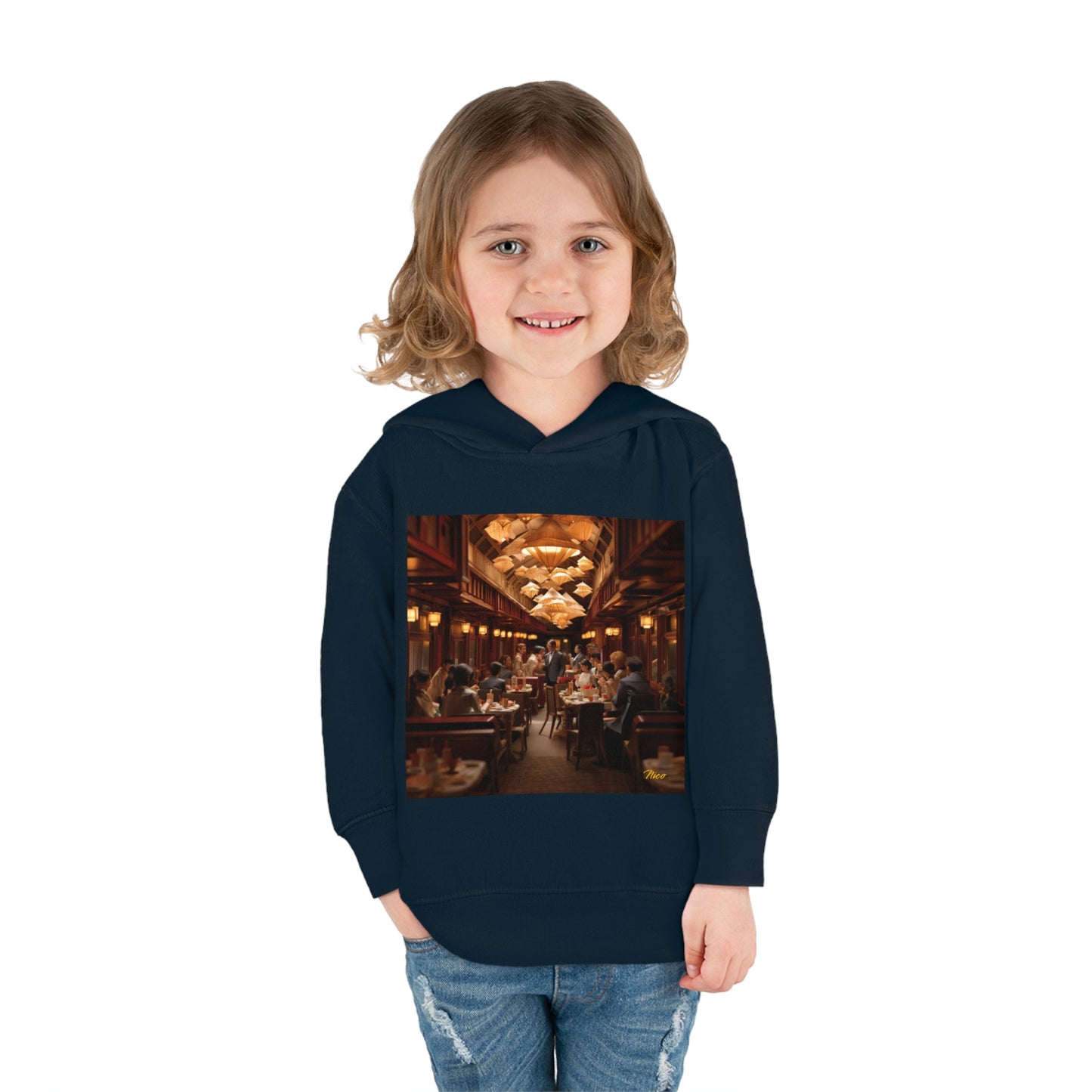 Orient Express Series Print #8 Toddler Pullover Fleece Hoodie