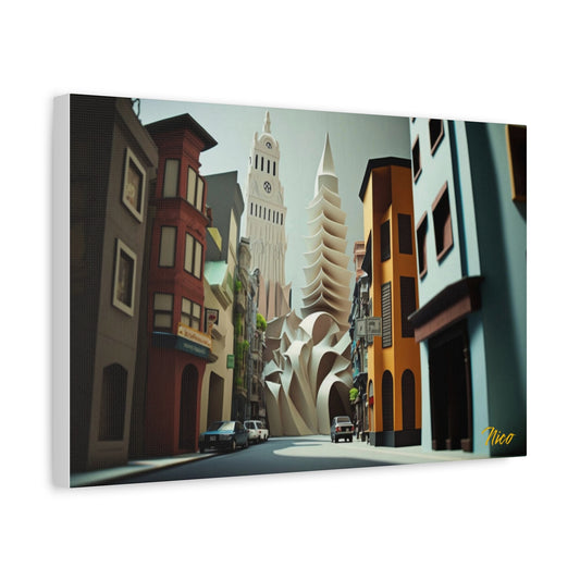 Via The Metropolis Series Print #1 - Streched Matte Canvas Extended Print